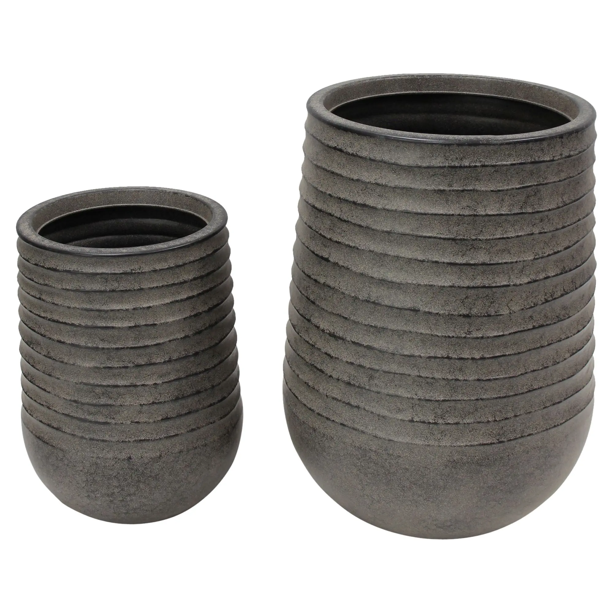Acheter Lot de 2 cache-pots "Vagues"  dans la boutique en ligne de Frank Flechtwaren pour Jardinières