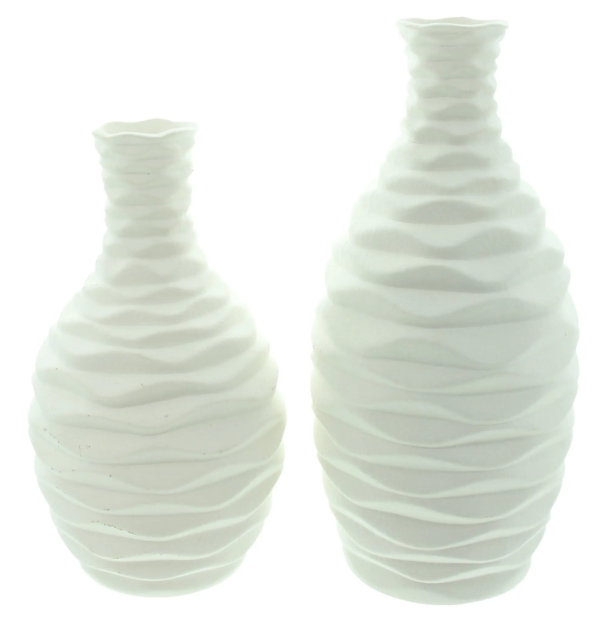 Acheter Lot de 2 vases décoratifs "White"  dans la boutique en ligne de Frank Flechtwaren