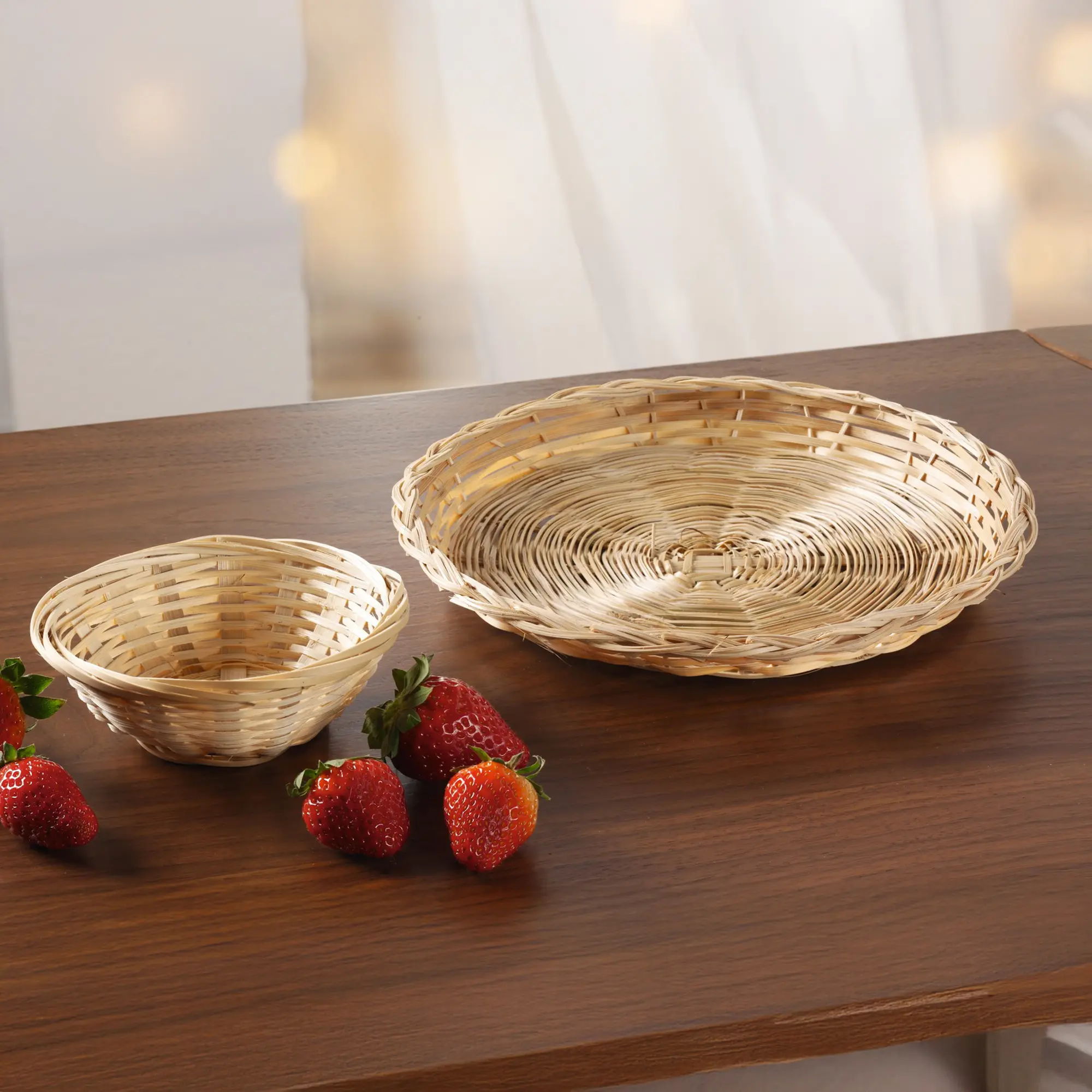 Acheter Coupe en bambou "assiette"  dans la boutique en ligne de Frank Flechtwaren
