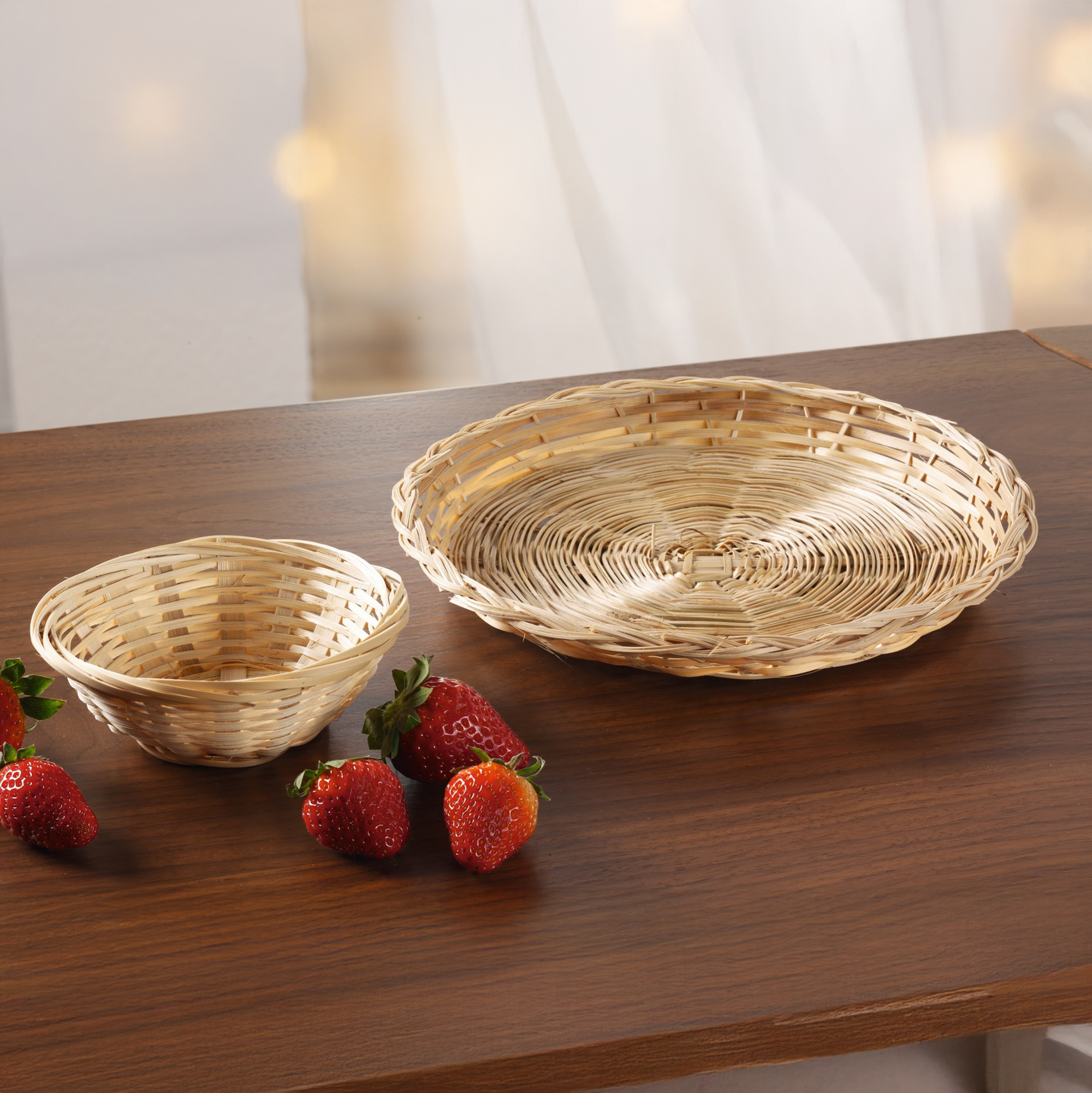 Acheter Coupe en bambou "assiette"  dans la boutique en ligne de Frank Flechtwaren