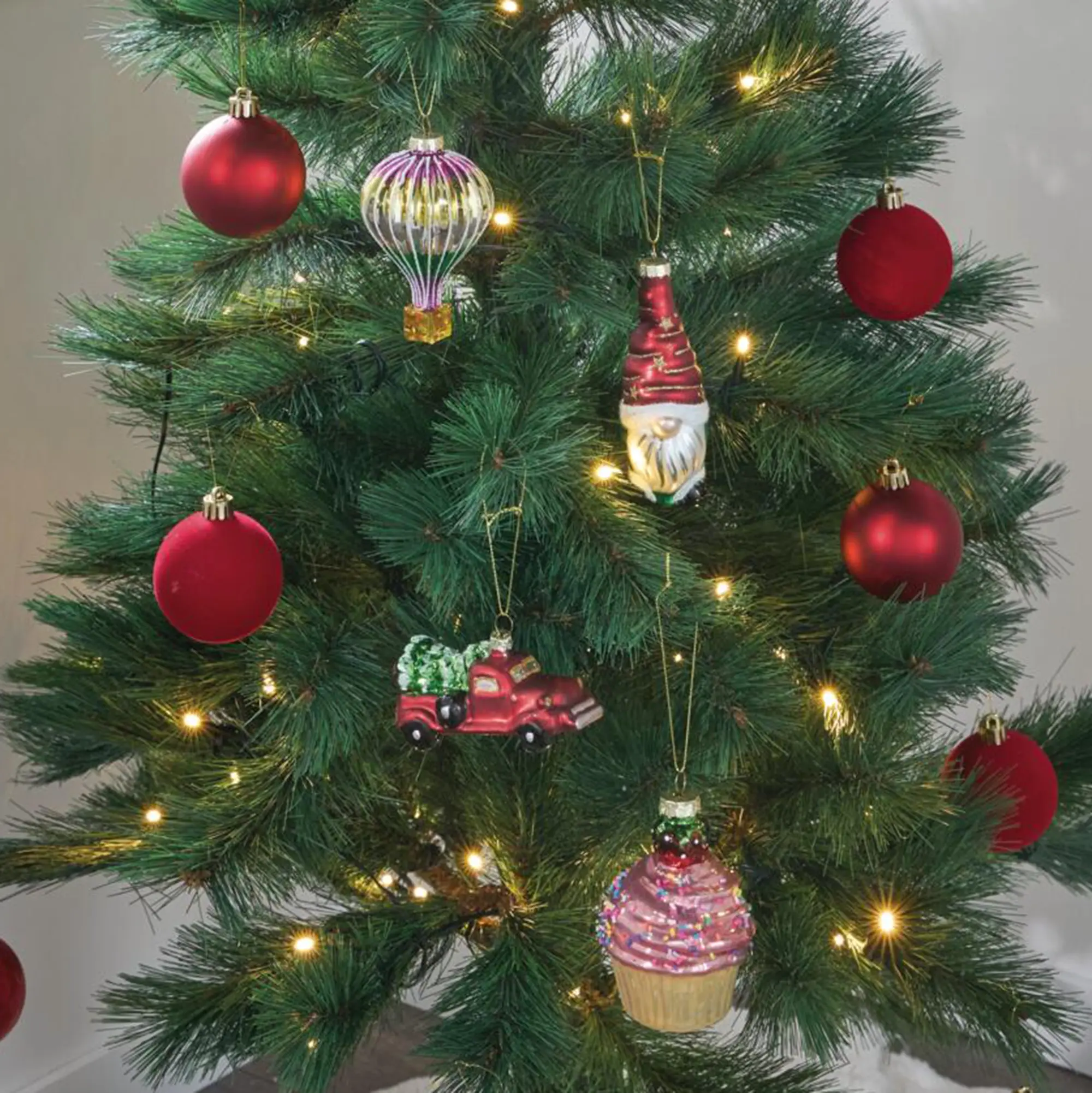 Acheter Lot de 4 décorations de Noël "Fancy"  dans la boutique en ligne de Frank Flechtwaren pour Look scandi