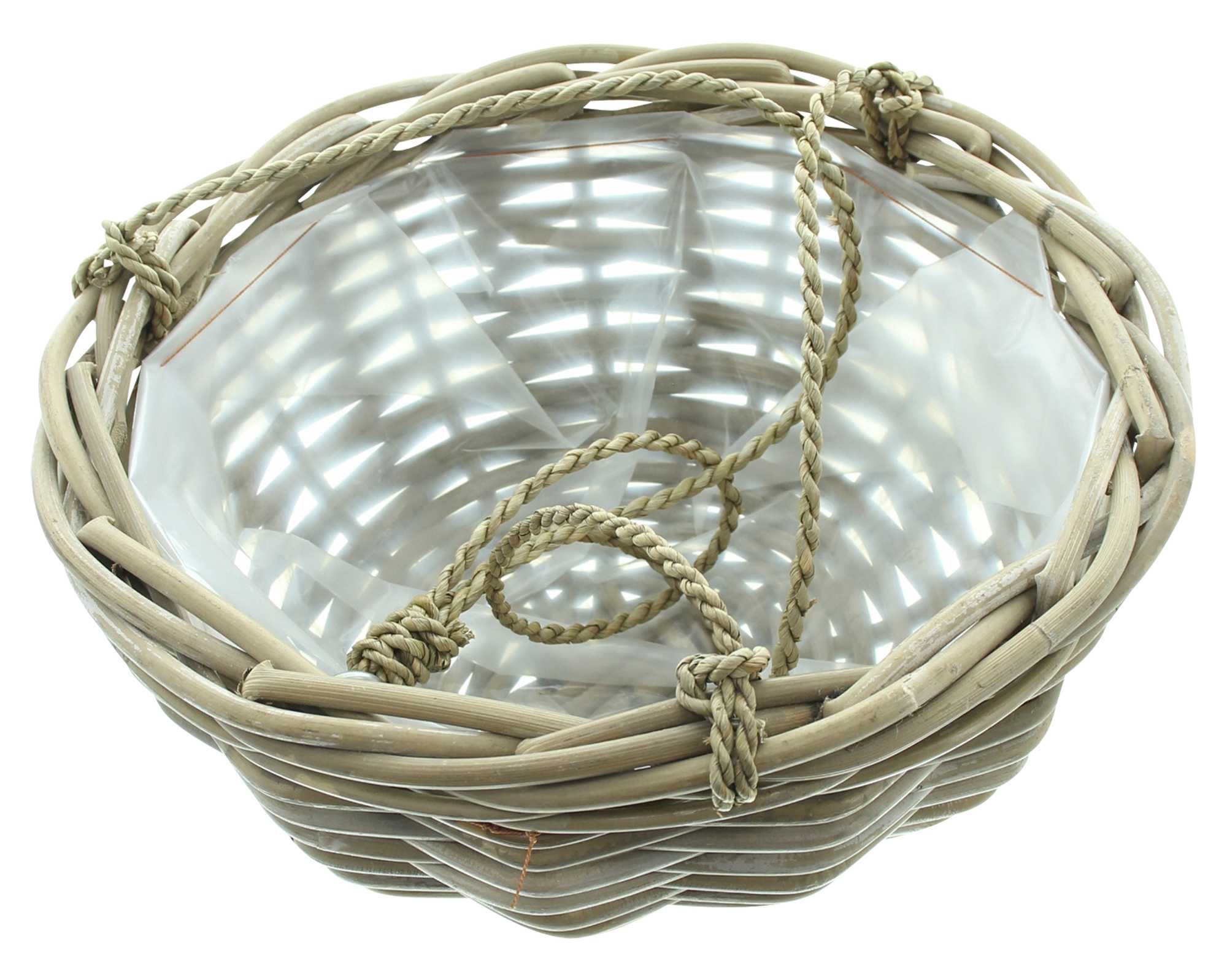Acheter Jardinière suspendue "Koboo Grey"  dans la boutique en ligne de Frank Flechtwaren pour Jardinières corbeilles