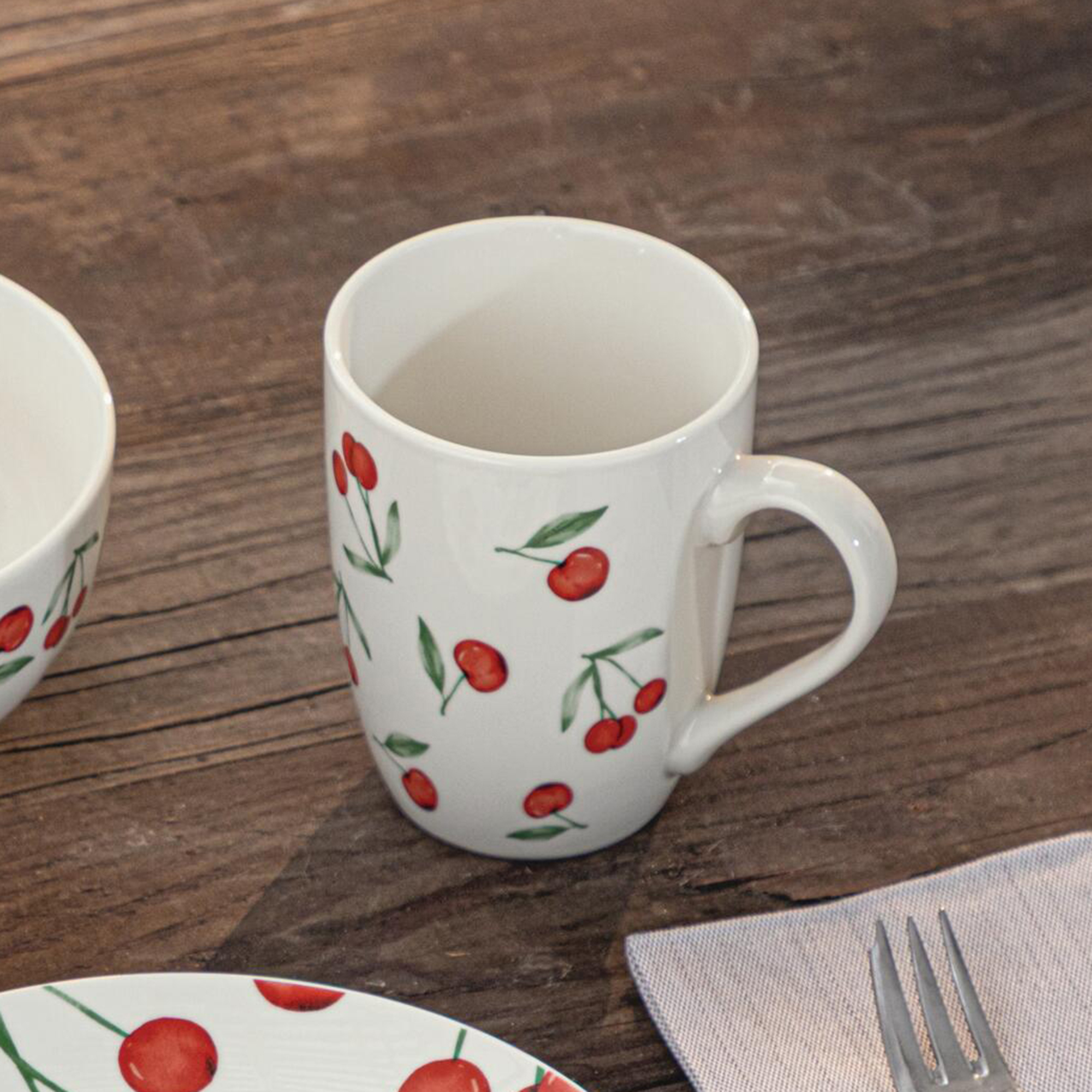 Acheter Lot de 2 mugs "délice de cerises"  dans la boutique en ligne de Frank Flechtwaren