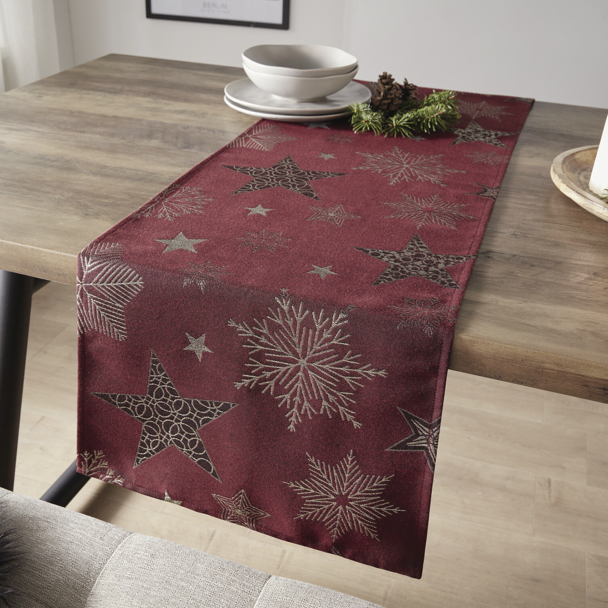 Acheter Chemin de table "Sparkling Stars"  dans la boutique en ligne de Frank Flechtwaren pour Chemins de table