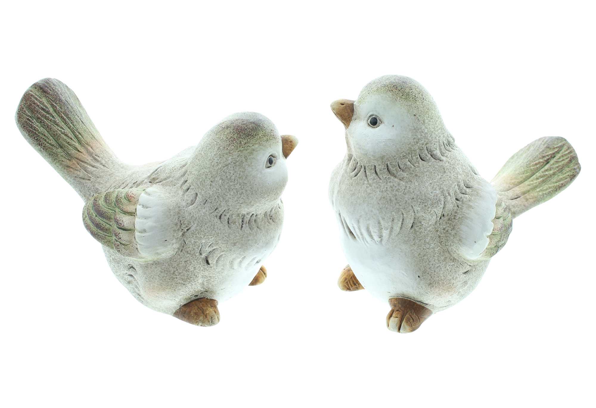 Acheter Lot de 2 oiseaux "piou-piou"  dans la boutique en ligne de Frank Flechtwaren pour Figurines de jardin