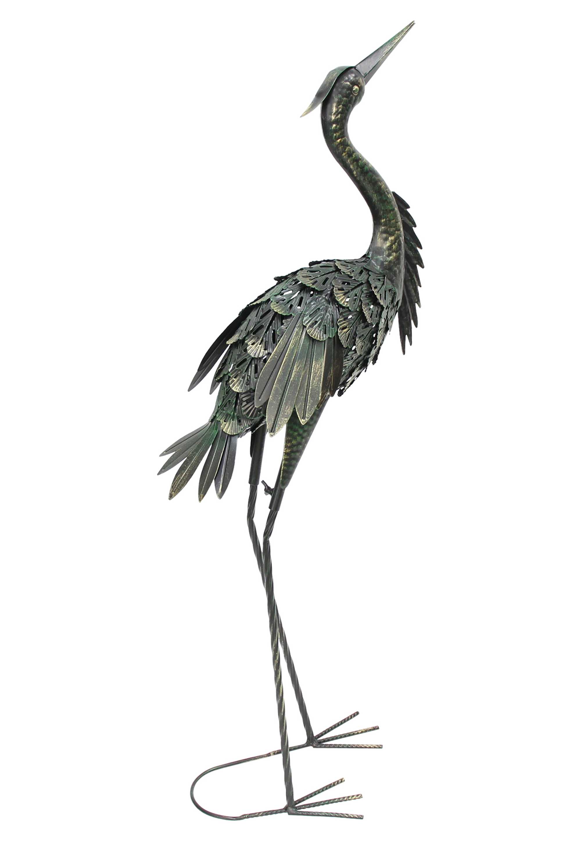 Acheter Oiseau métallique "héron"  dans la boutique en ligne de Frank Flechtwaren pour Figurines de jardin