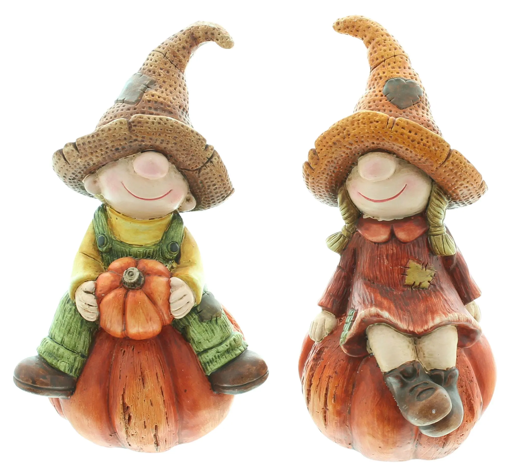 Acheter Lot de 2 figurines "fête de la citrouille"  dans la boutique en ligne de Frank Flechtwaren pour Figurines