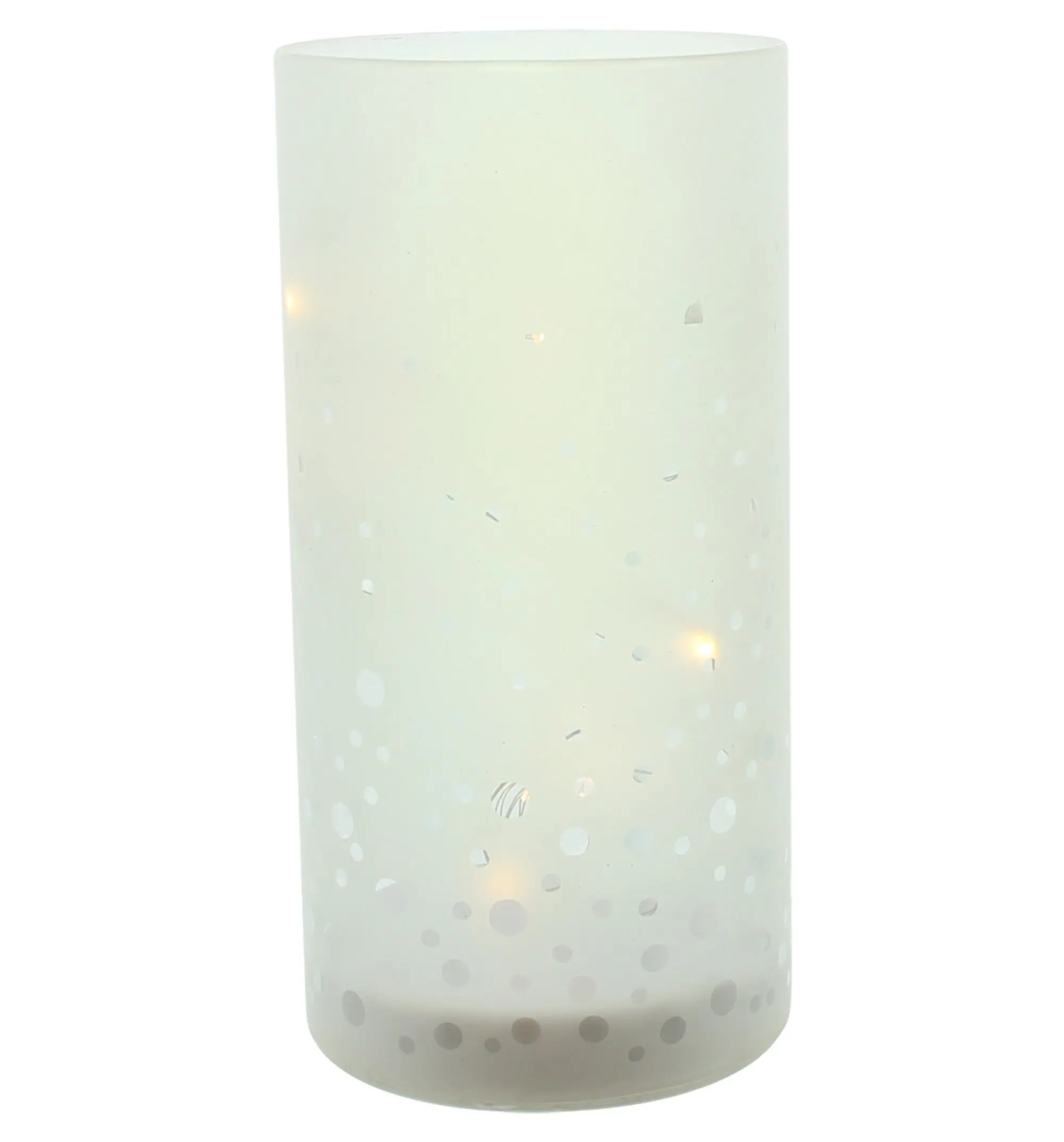 Acheter Verre LED "tourbillon de neige"  dans la boutique en ligne de Frank Flechtwaren pour Décoration de table LED