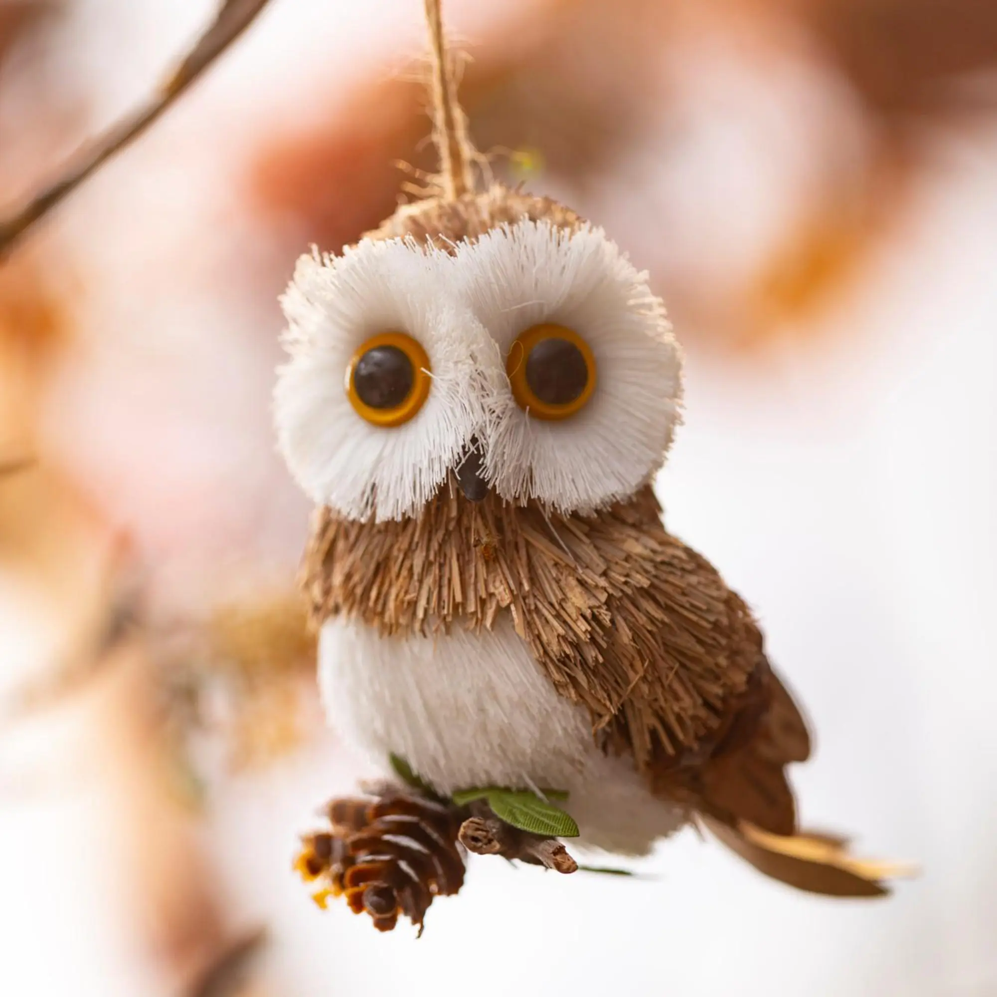 Acheter Suspensions décoratives « Hibou », lot de 2 dans la boutique en ligne de Frank Flechtwaren pour Promenade en forêt