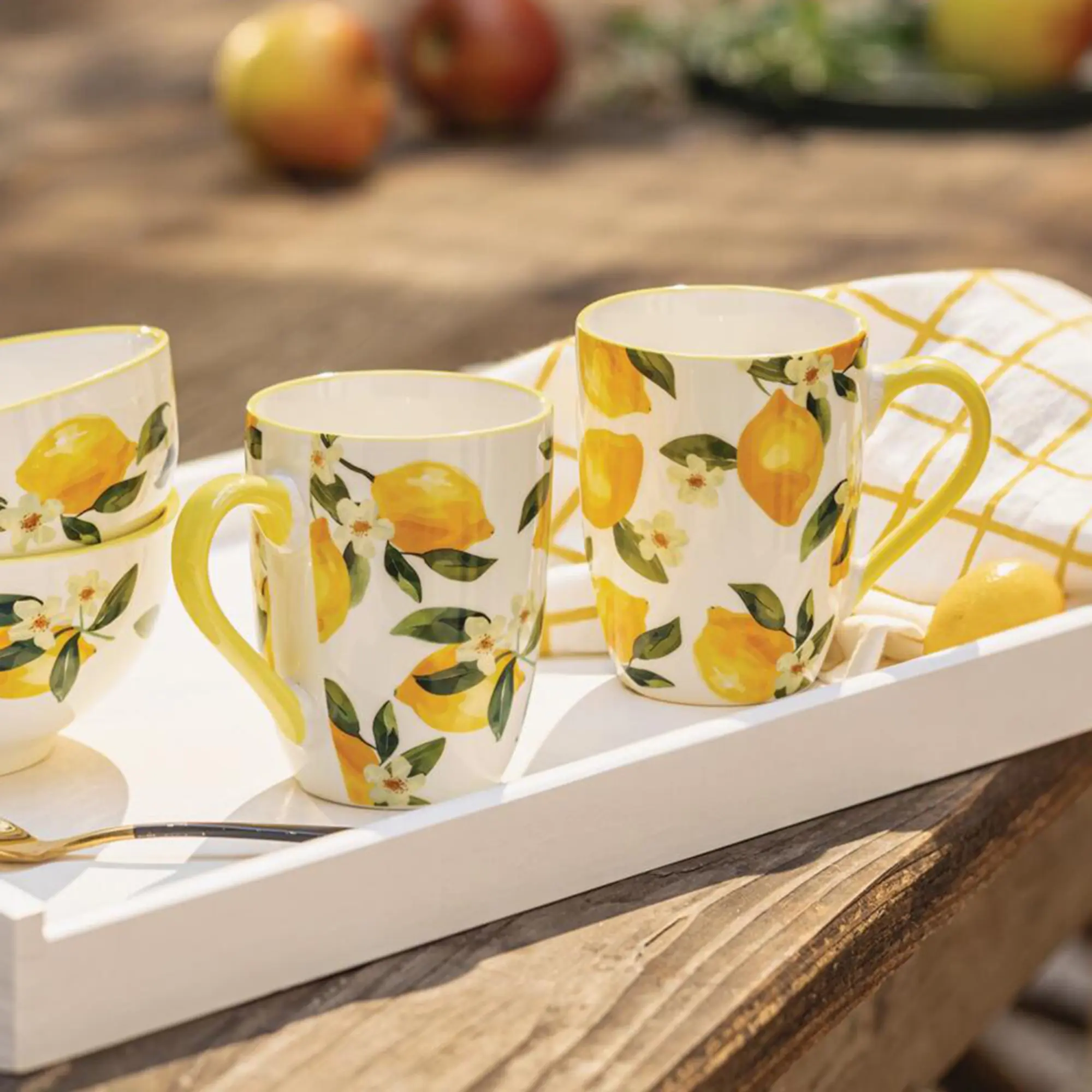 Acheter Lot de 2 tasses "Senteur d'été"  dans la boutique en ligne de Frank Flechtwaren