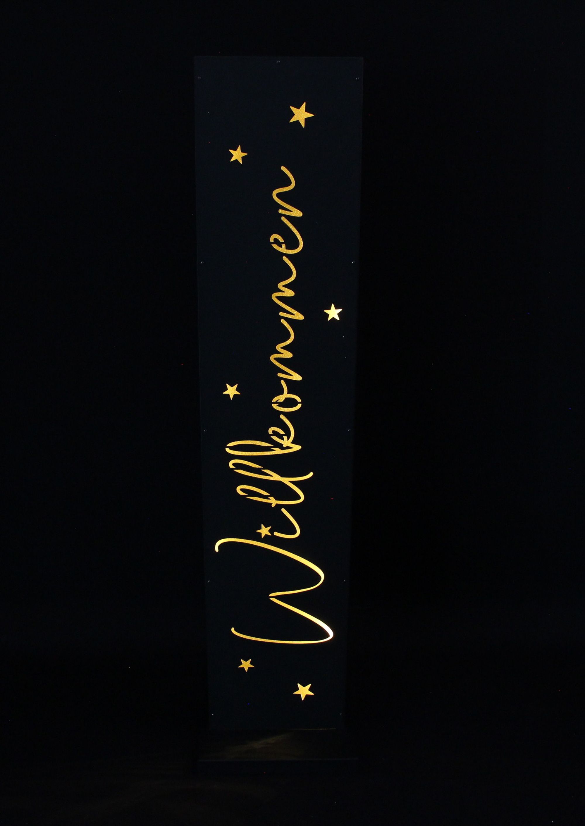 Acheter Panneau LED « Willommen »  dans la boutique en ligne de Frank Flechtwaren pour Nouvel arrivage