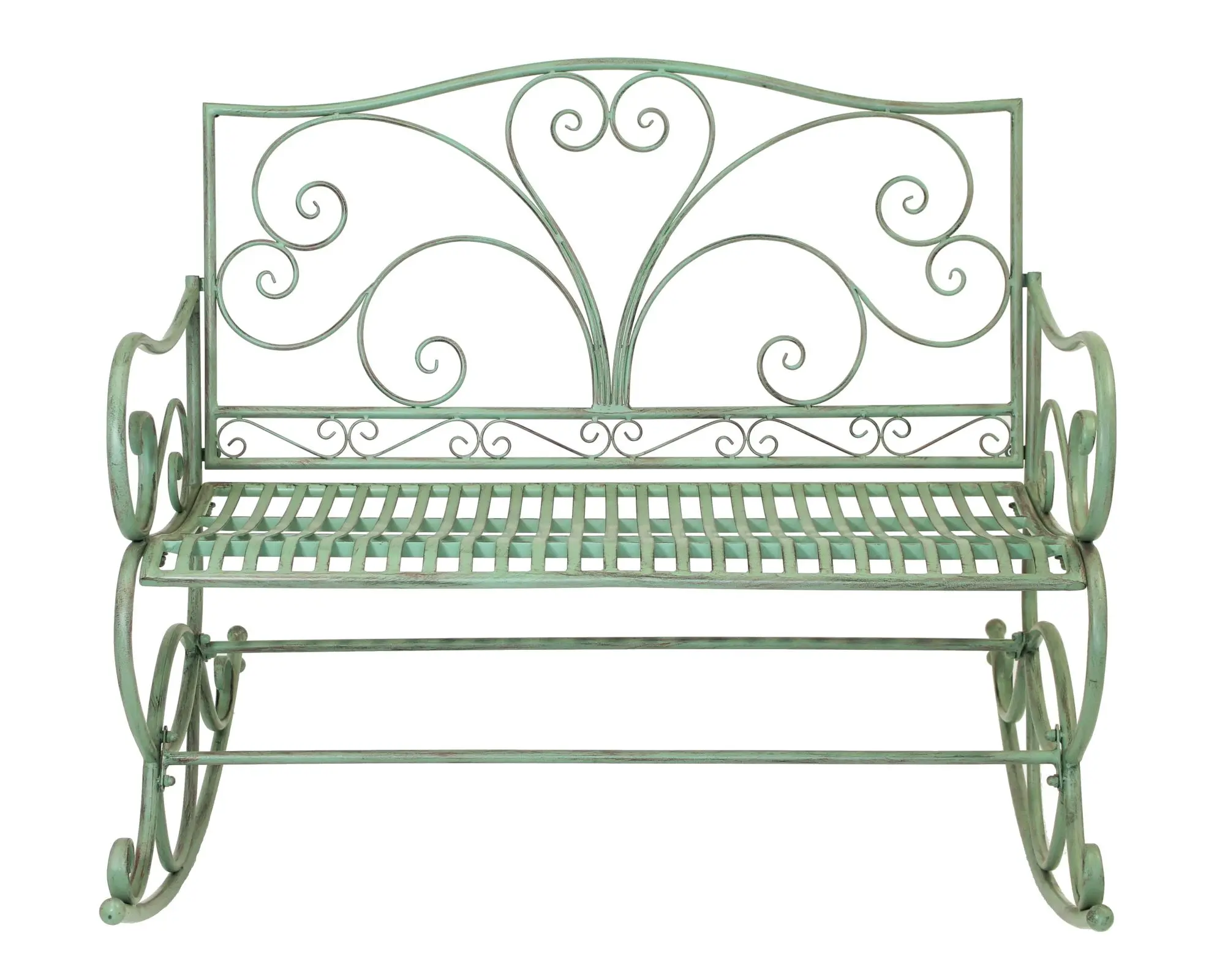 Acheter Banc à bascule "vert menthe"  dans la boutique en ligne de Frank Flechtwaren pour Bancs