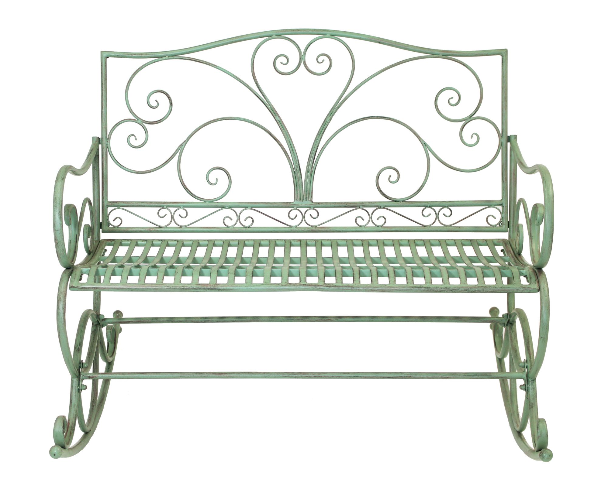 Acheter Banc à bascule "vert menthe"  dans la boutique en ligne de Frank Flechtwaren pour Bancs