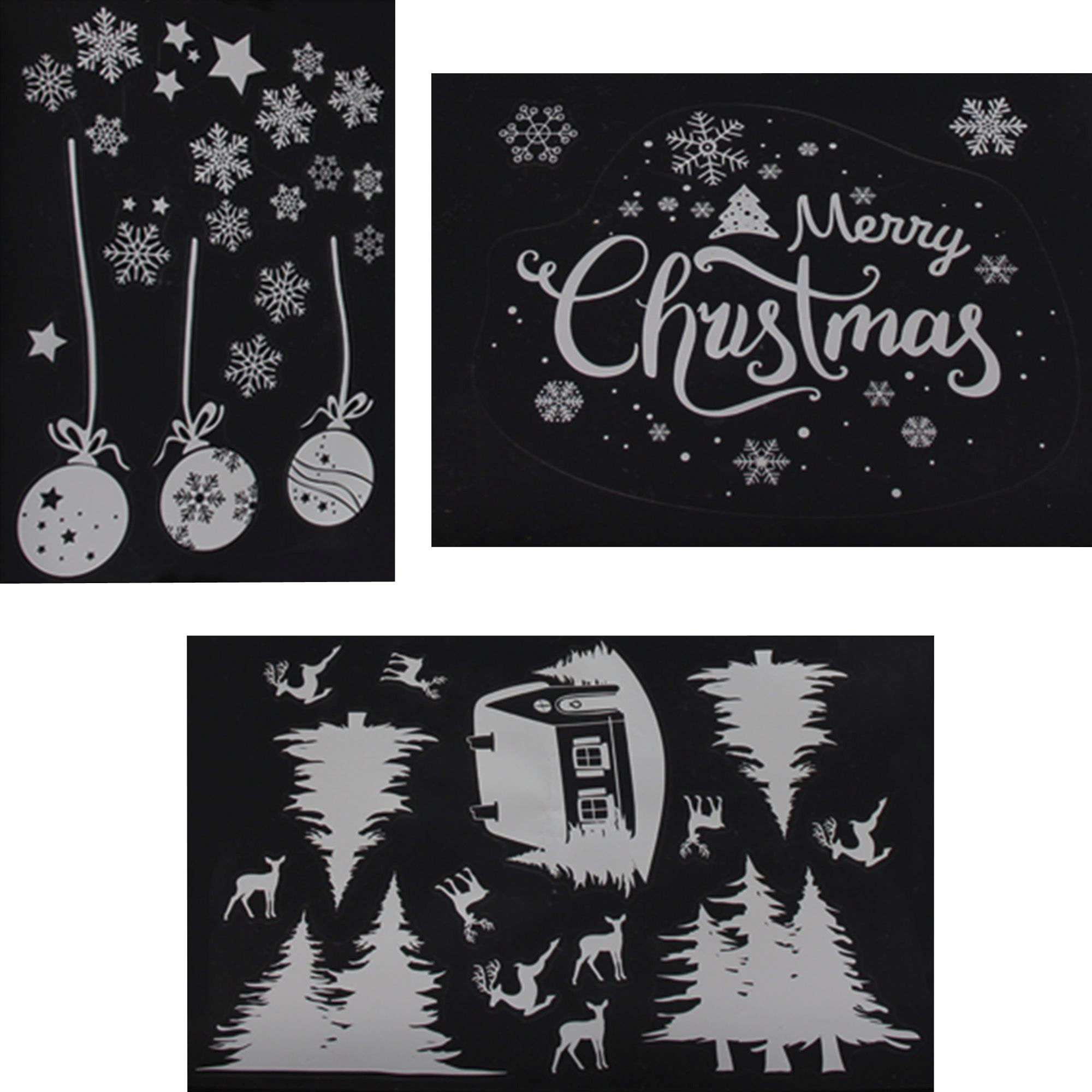 Acheter Sticker pour fenêtres "Merry Christmas", 33 pcs  dans la boutique en ligne de Frank Flechtwaren pour Noël