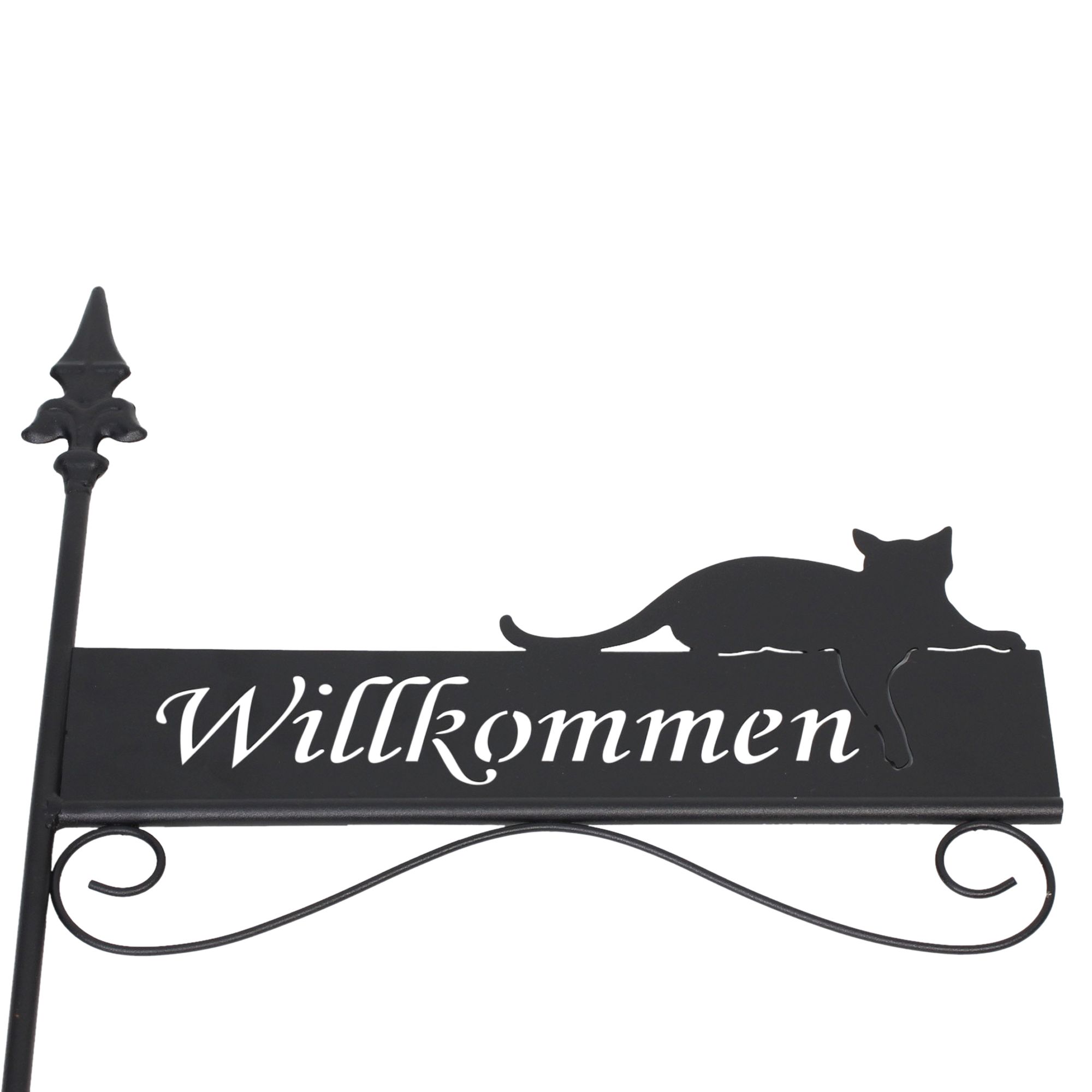 Acheter Pic métal "Willkommen"  dans la boutique en ligne de Frank Flechtwaren pour Automne