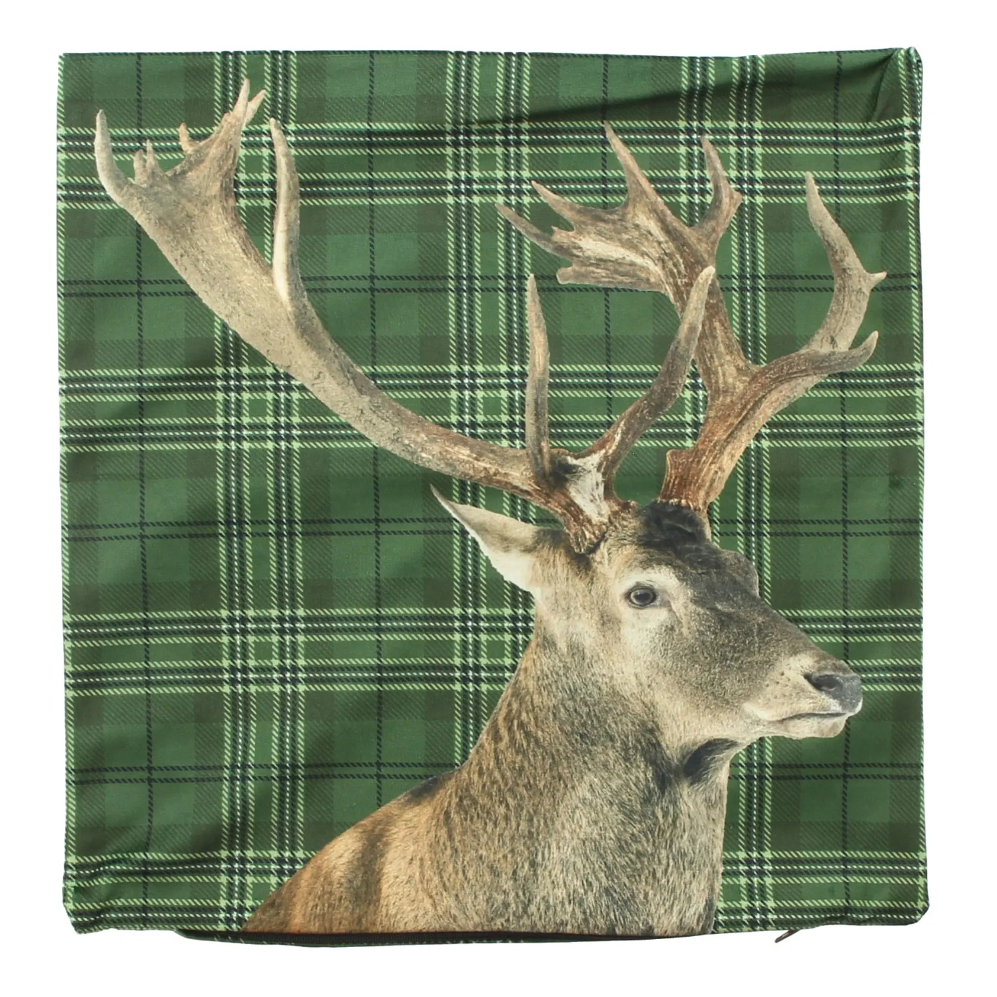 Acheter Housse de coussin « Cervo », verte  dans la boutique en ligne de Frank Flechtwaren