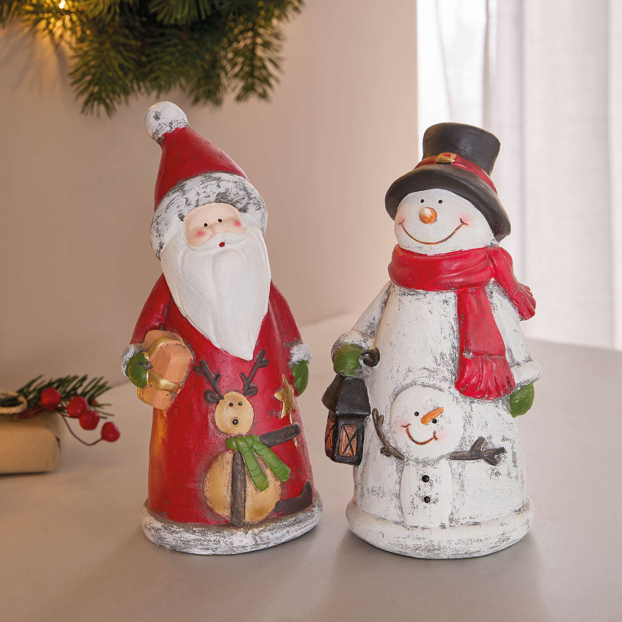 Acheter Bonhomme de neige "écharpe rouge"  dans la boutique en ligne de Frank Flechtwaren