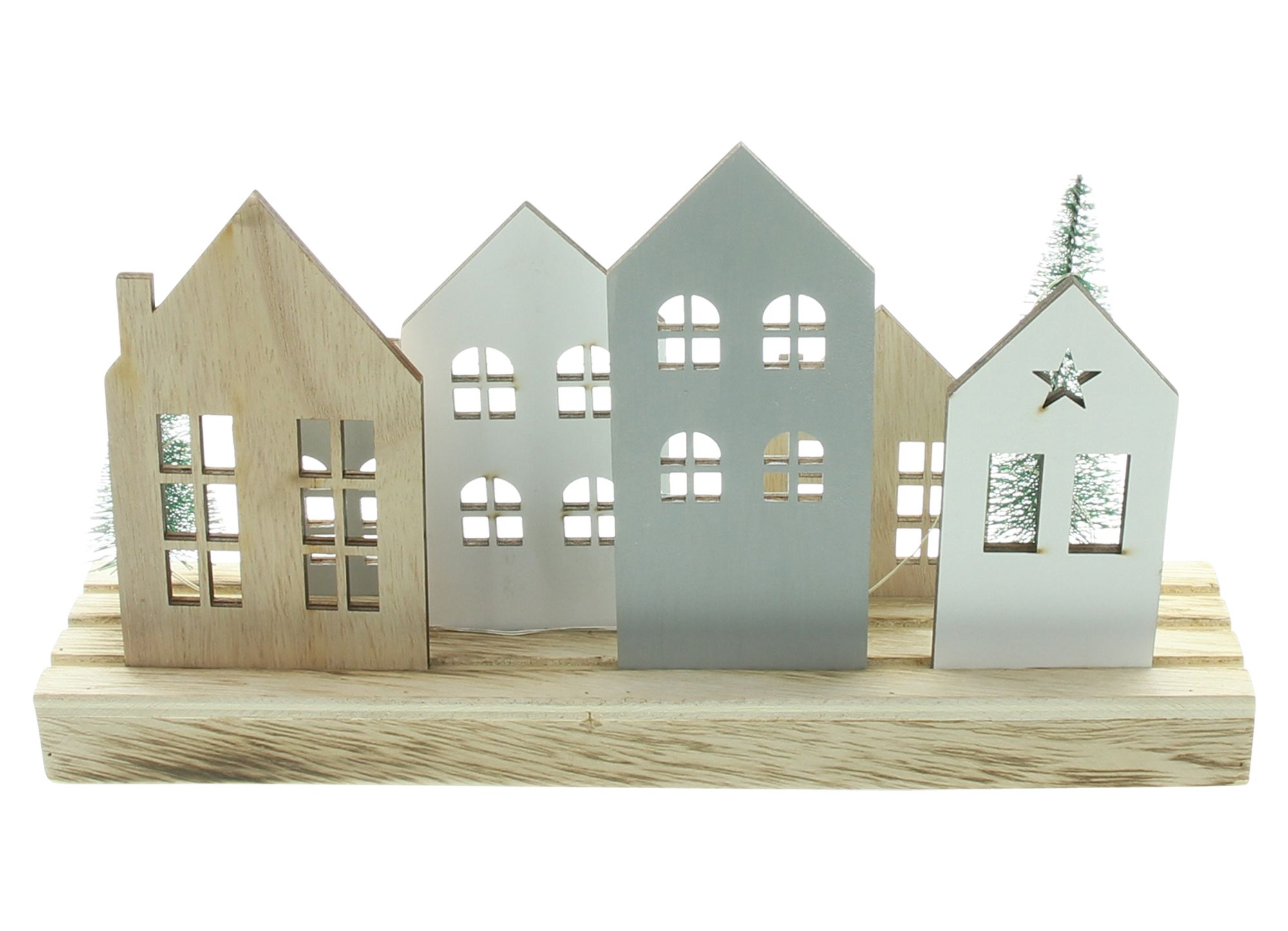 Acheter Plateau LED "maisons"  dans la boutique en ligne de Frank Flechtwaren pour Décoration LED