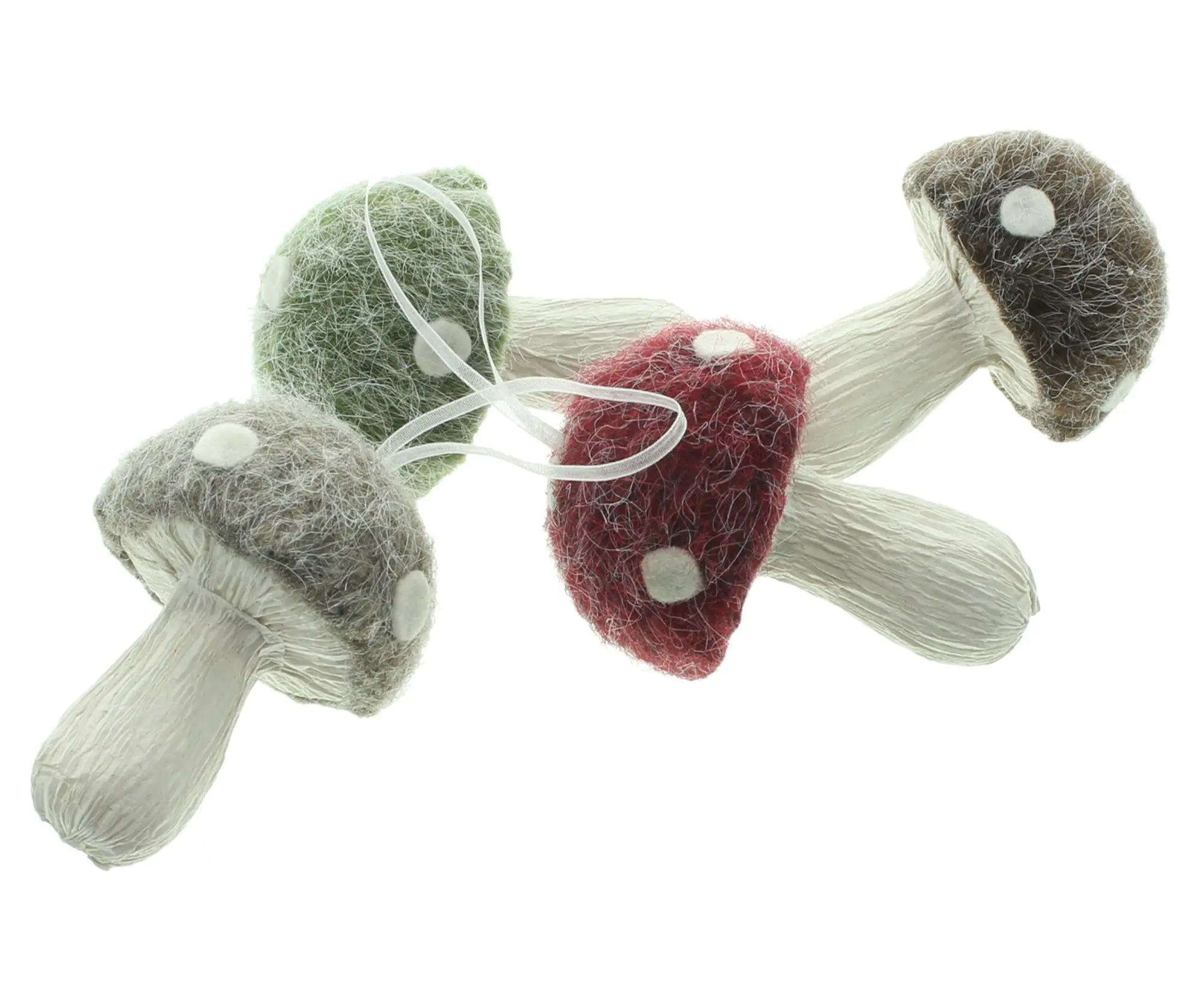 Acheter Suspensions décoratives « Petits champignons », lot de 4 dans la boutique en ligne de Frank Flechtwaren pour Promenade en forêt