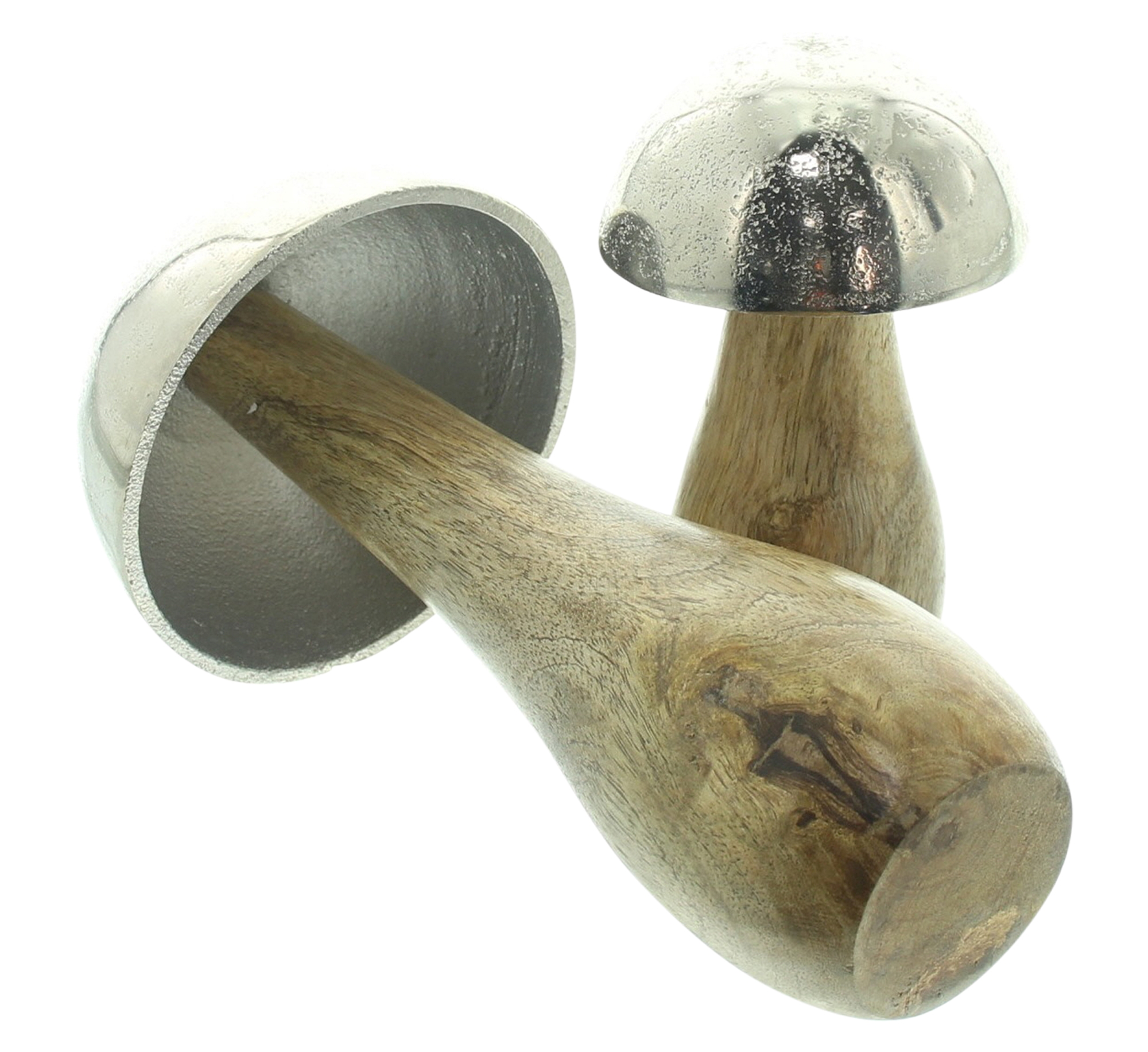 Acheter Lot de 2 champignons "bois de manguier"  dans la boutique en ligne de Frank Flechtwaren pour Nouvel arrivage