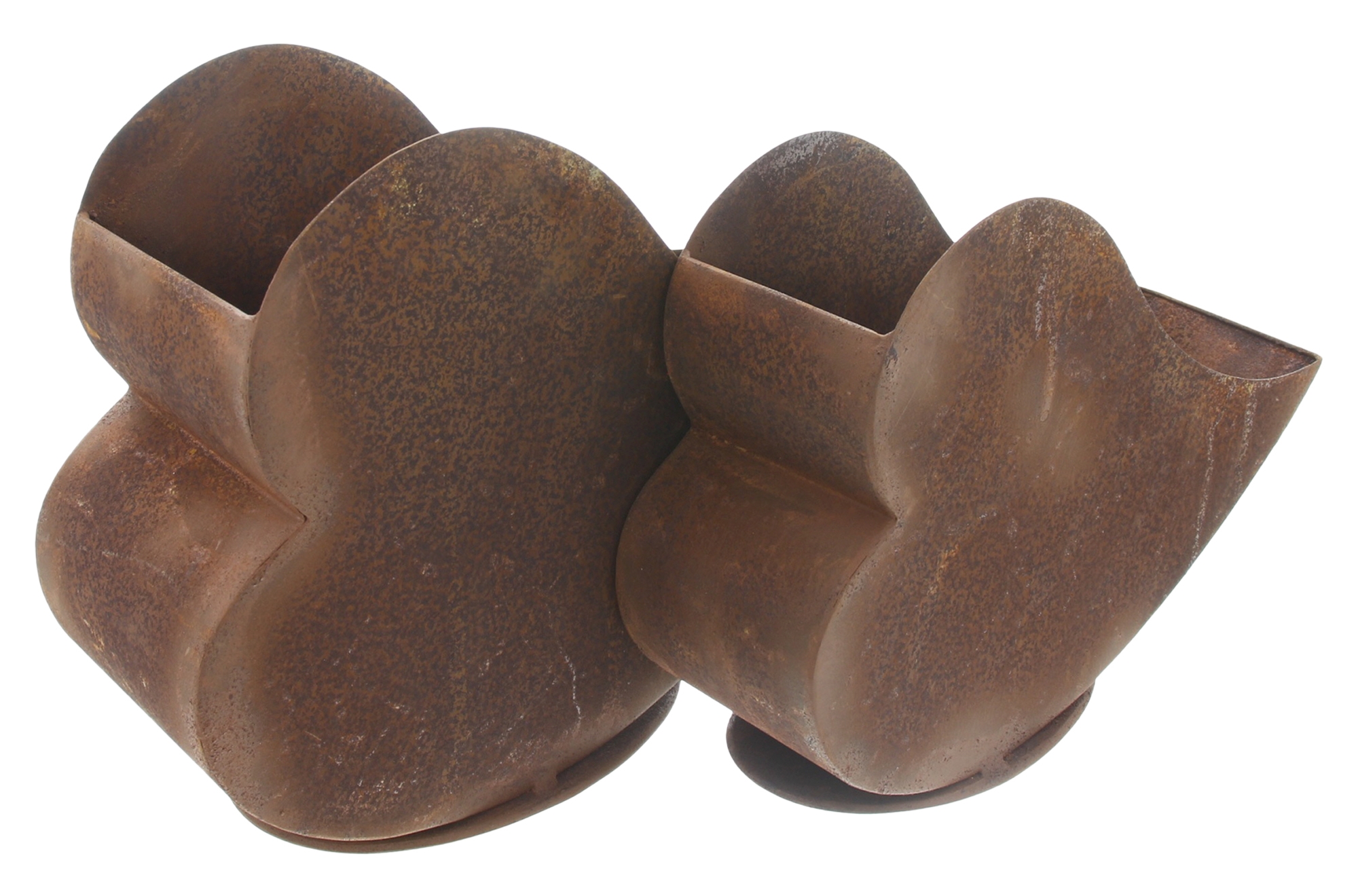 Acheter Lot de 2 jardinières "coeurs"  dans la boutique en ligne de Frank Flechtwaren pour Nouvel arrivage