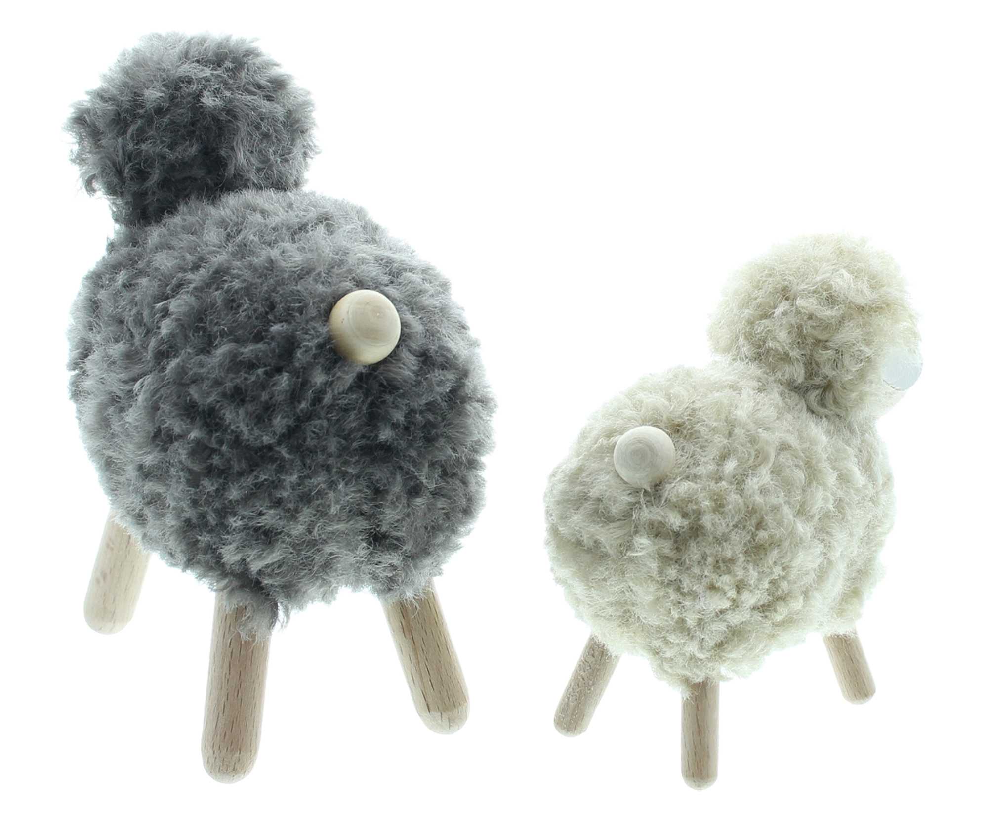 Acheter Lot de 2 moutons "grand &amp; petit"  dans la boutique en ligne de Frank Flechtwaren pour Lapin &amp; co