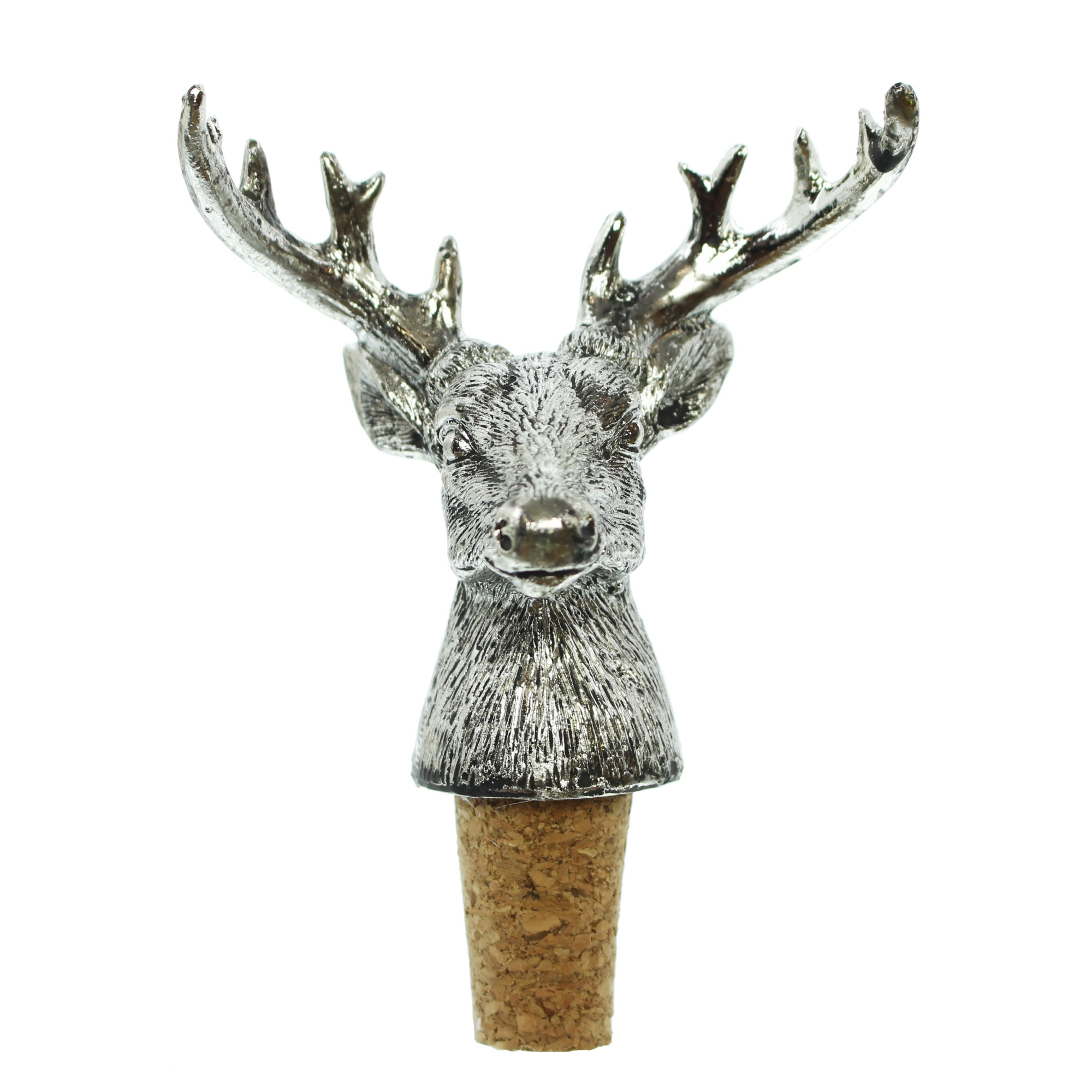 Acheter Lot de 2 bouchons pour bouteilles "cerf argenté" dans la boutique en ligne de Frank Flechtwaren pour Automne Acheter Lot de 2 bouchons pour bouteilles "cerf argenté" dans la boutique en ligne de Frank Flechtwaren pour Automne