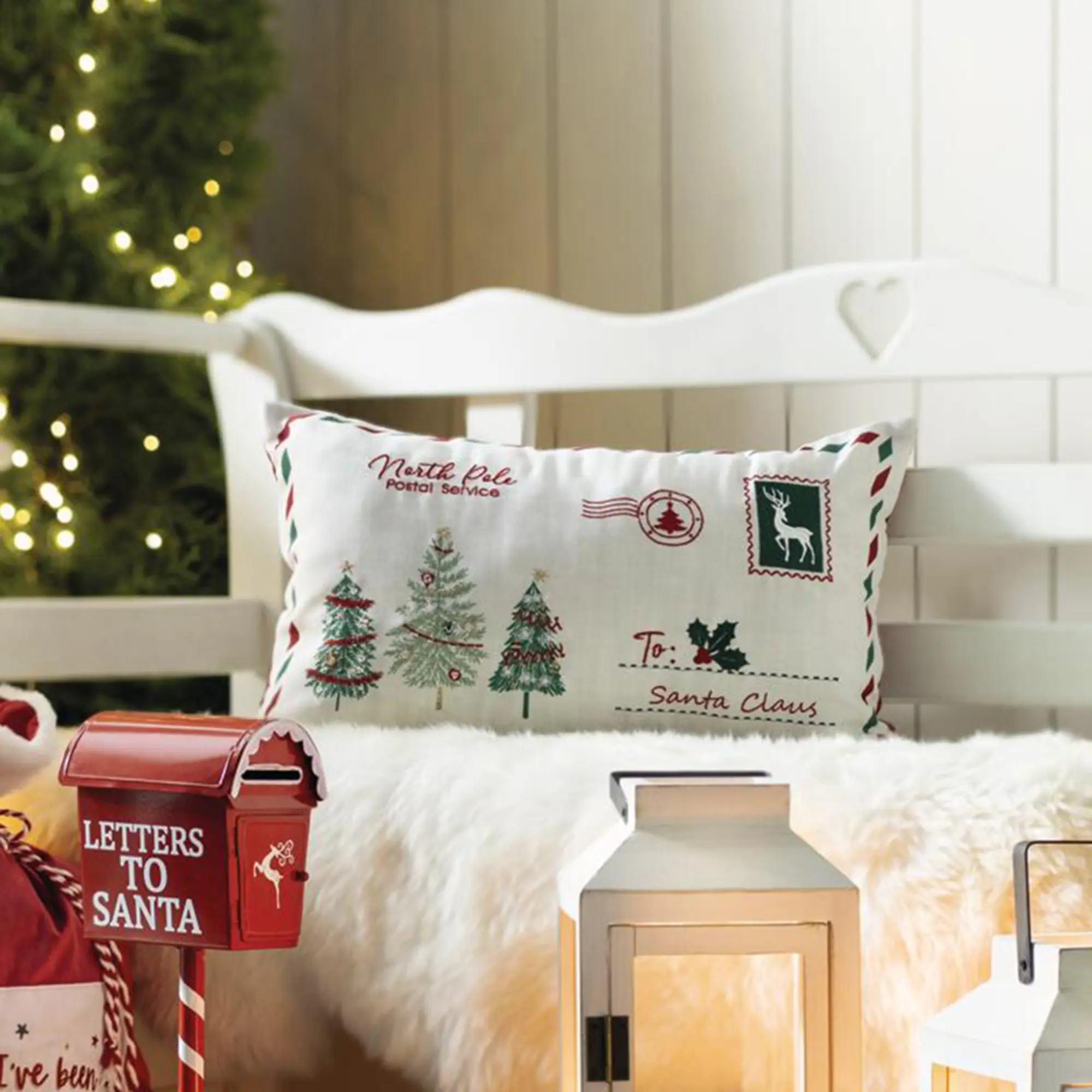Acheter Housse de coussin « Christmas Mail » dans la boutique en ligne de Frank Flechtwaren