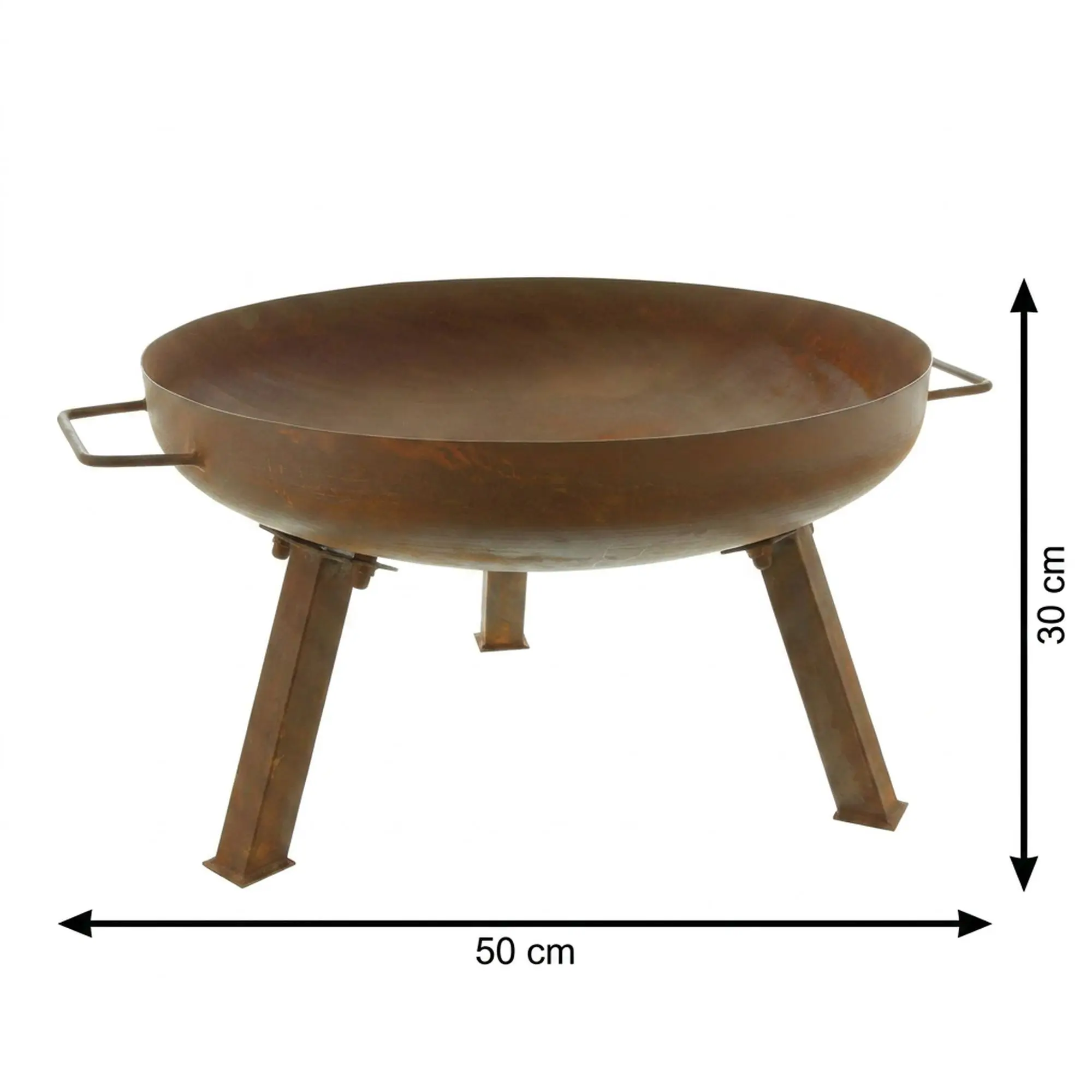 Acheter Braséro "acier corten"  dans la boutique en ligne de Frank Flechtwaren pour Barbecue &amp; détente
