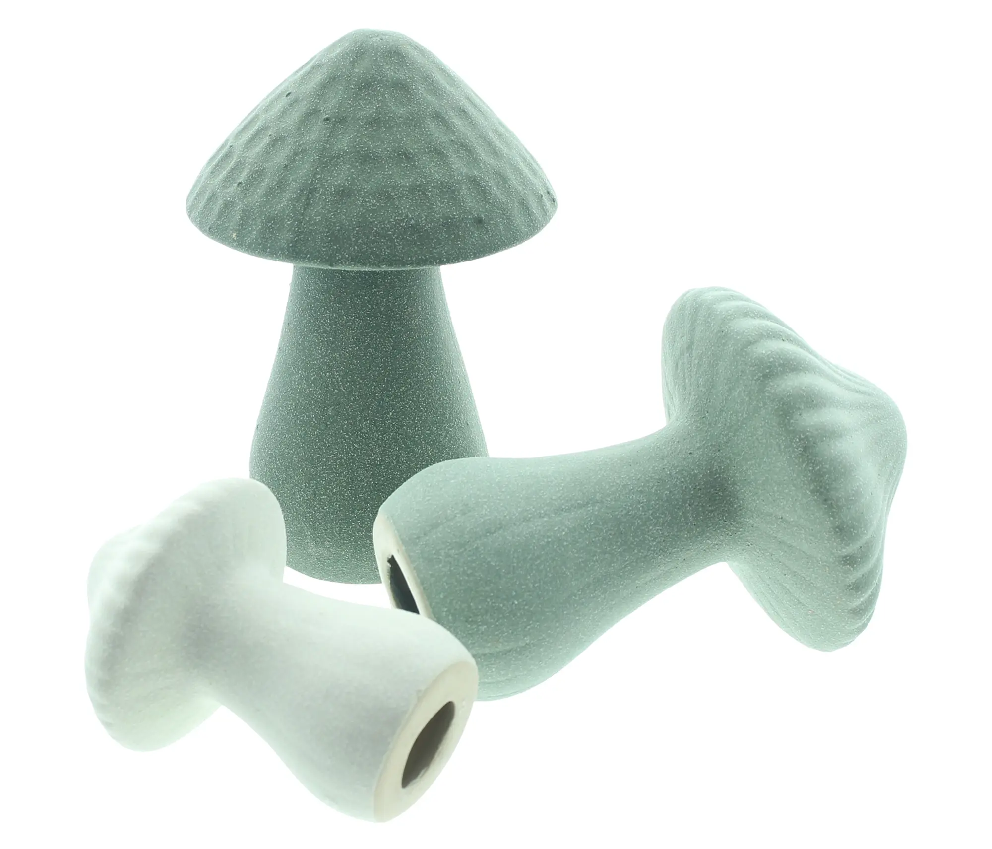 Acheter Lot de 3 champignons "vert"  dans la boutique en ligne de Frank Flechtwaren pour Champignons