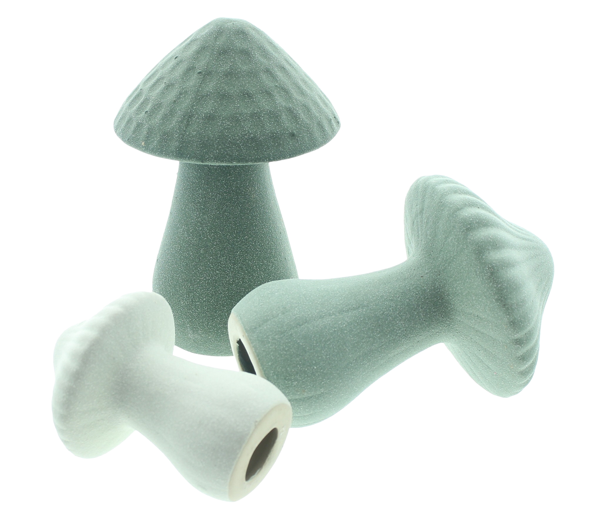 Acheter Lot de 3 champignons "vert"  dans la boutique en ligne de Frank Flechtwaren pour Série titre automne/hiver