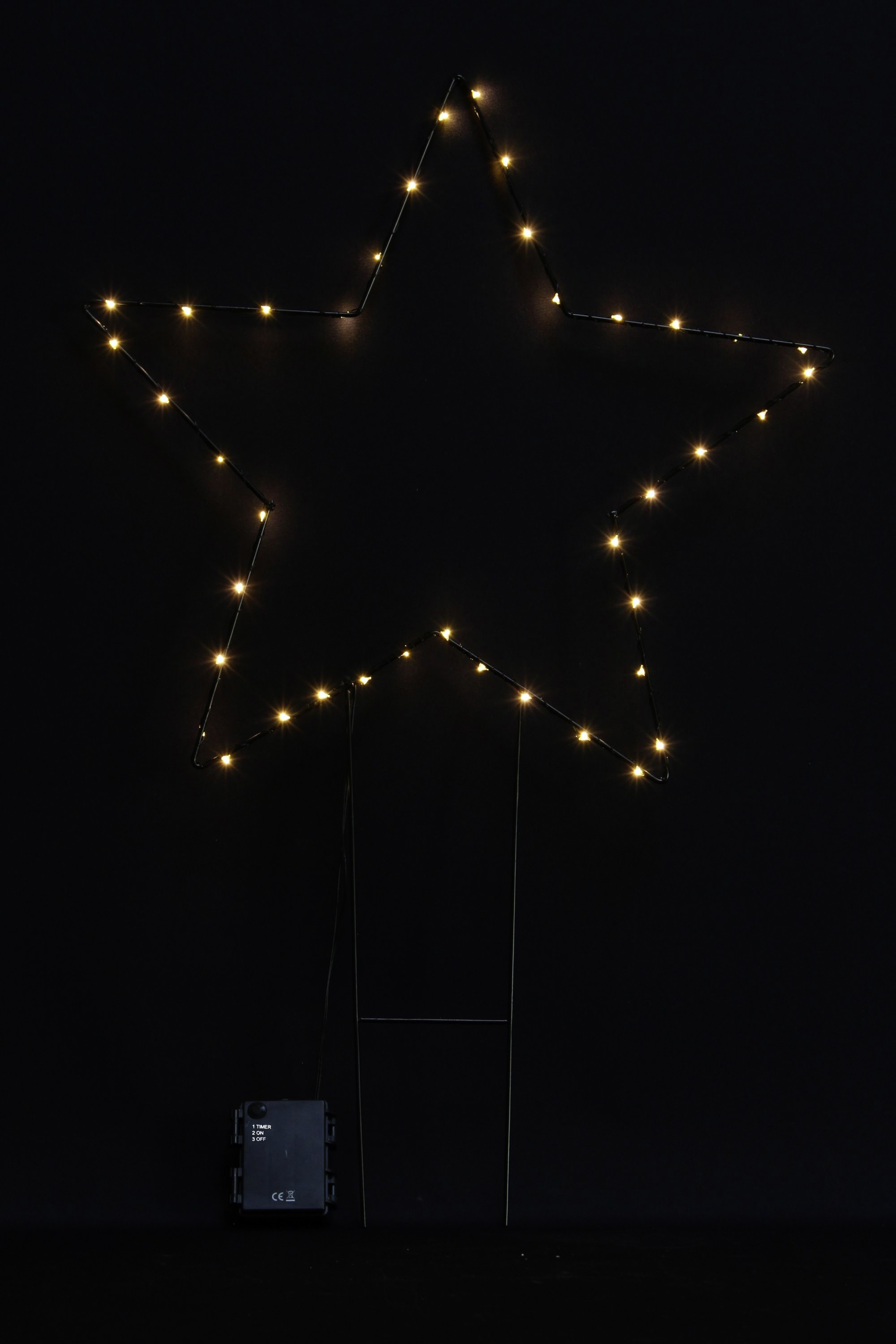 Acheter Pic de jardin LED "étoile"  dans la boutique en ligne de Frank Flechtwaren pour Noël
