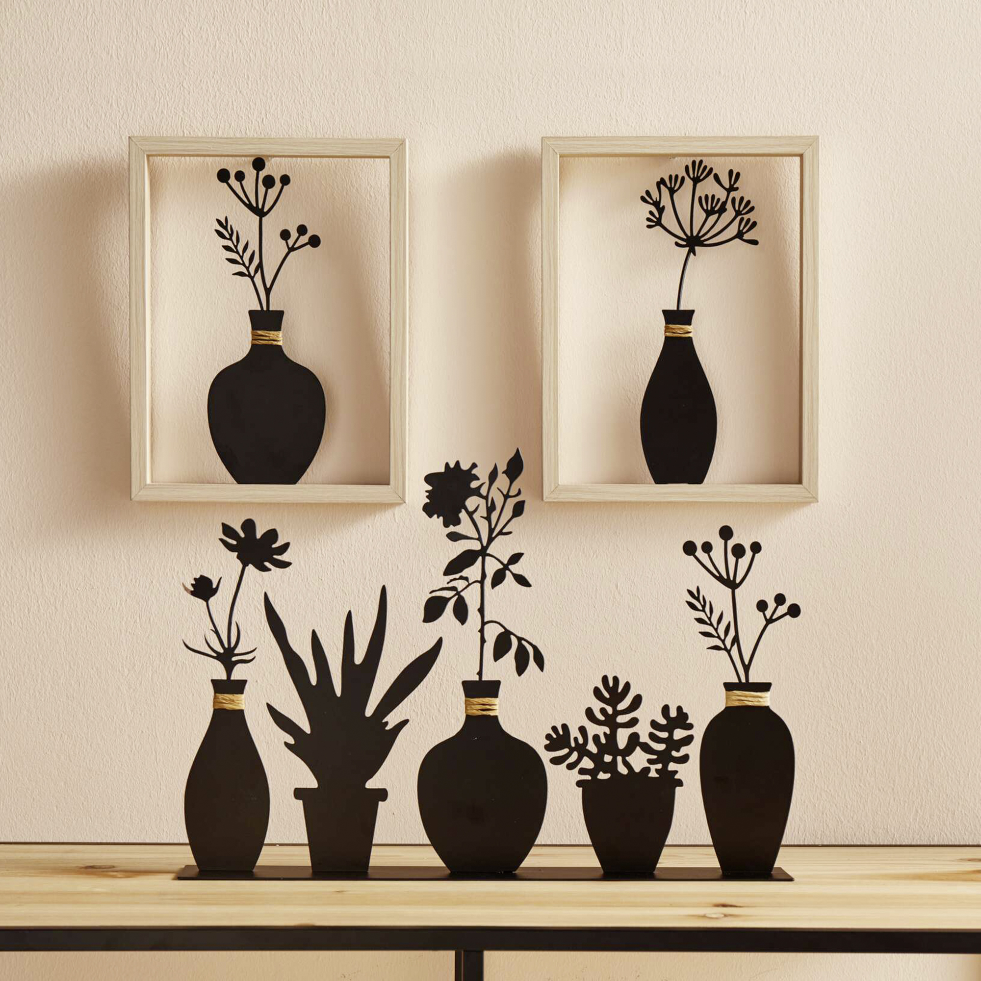Acheter Lot de 2 décorations murales "vase"  dans la boutique en ligne de Frank Flechtwaren