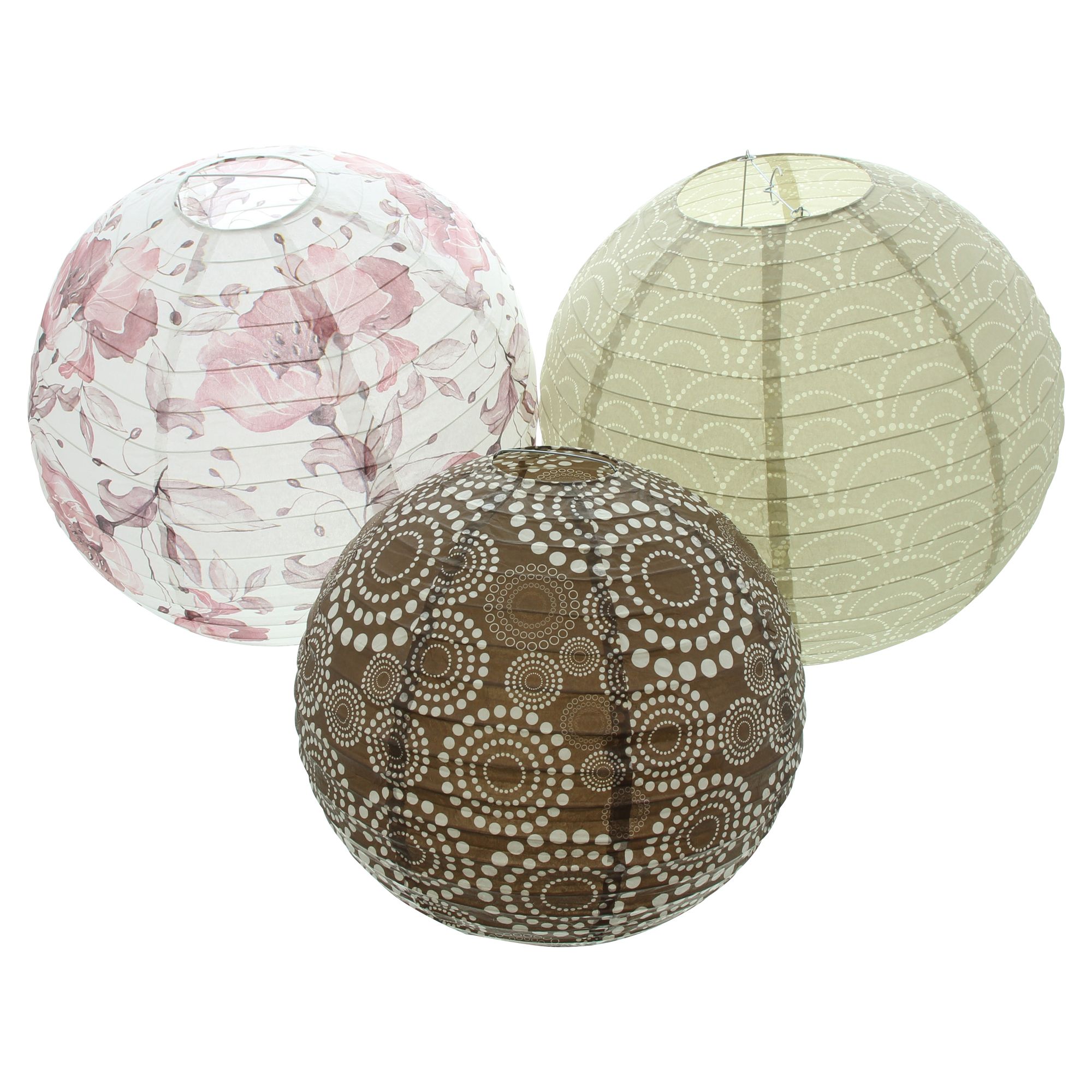 Acheter Lot de 3 lampions "harmonie"  dans la boutique en ligne de Frank Flechtwaren pour Chambre d'enfant