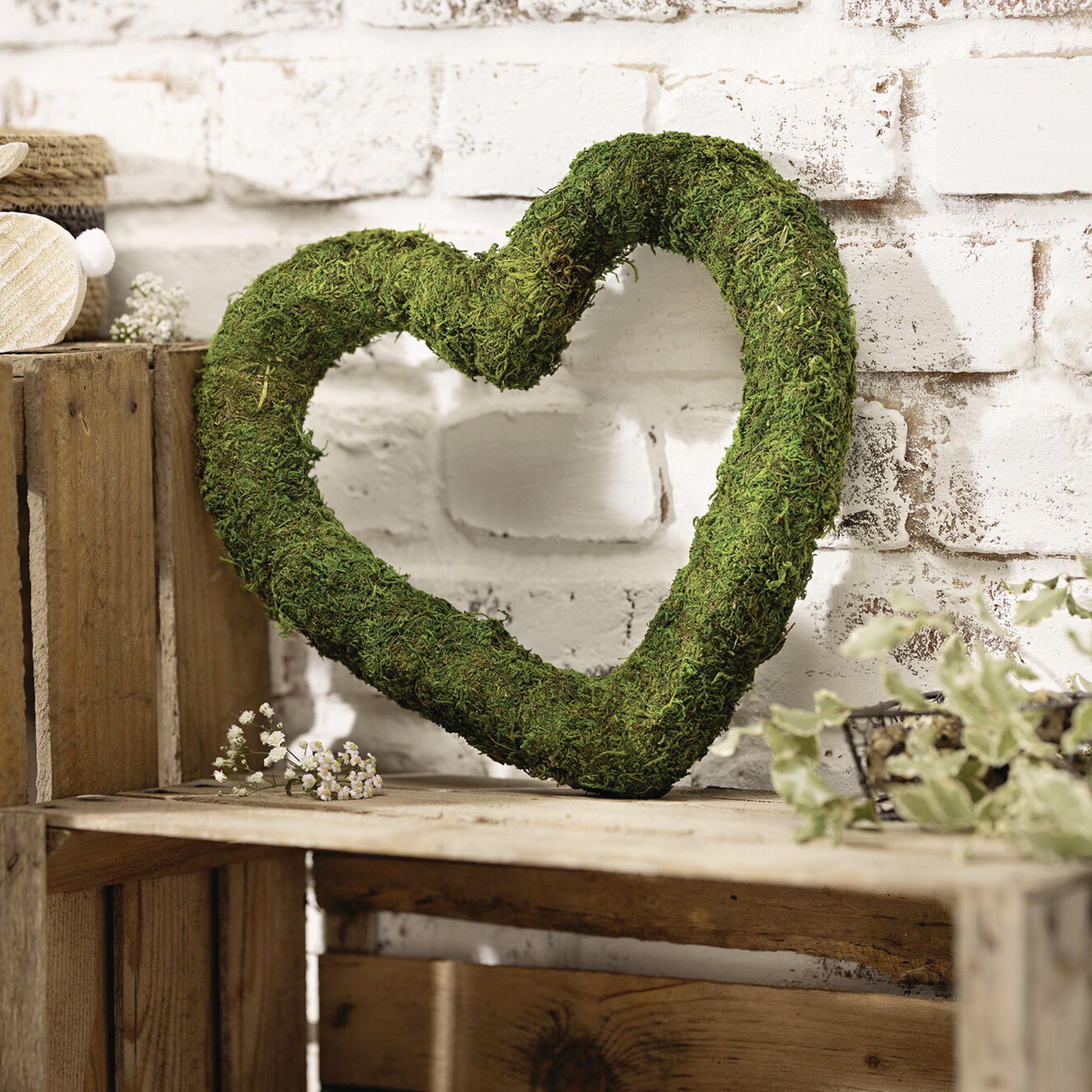 Acheter Coeur "mousse"  dans la boutique en ligne de Frank Flechtwaren