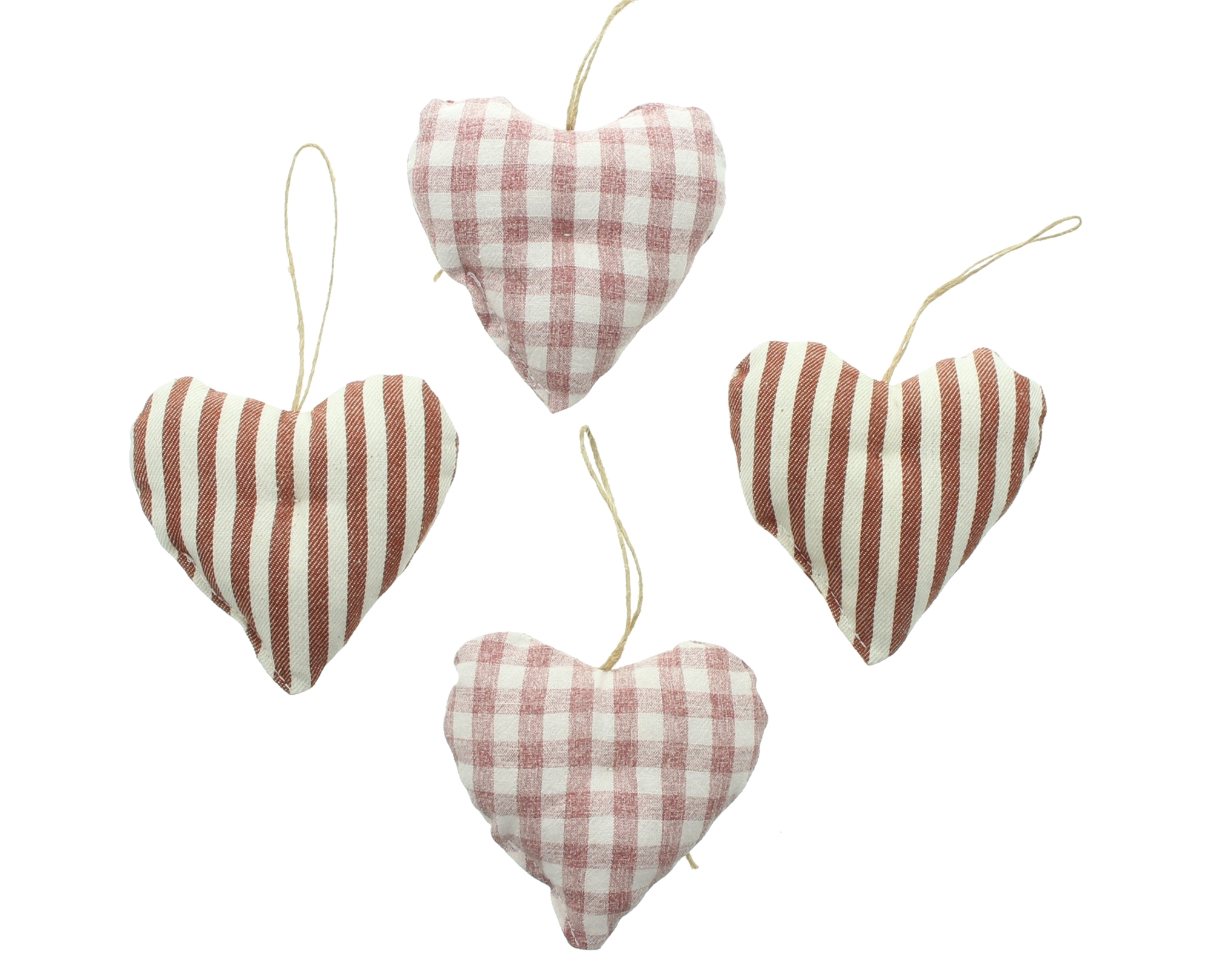 Acheter Lot de 4 suspensions "coeurs boutons"  dans la boutique en ligne de Frank Flechtwaren pour Nouvel arrivage