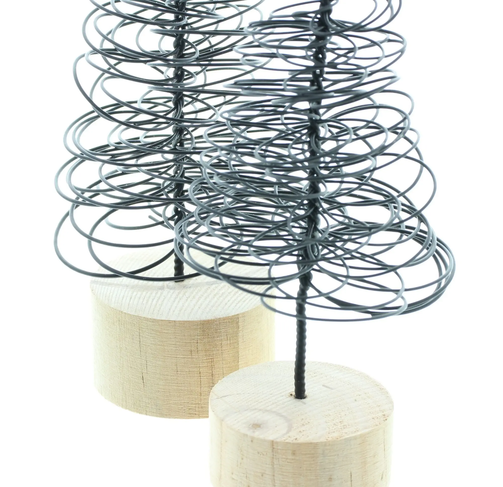 Acheter Lot de 2 décorations de Noël "Sapin en spirale"  dans la boutique en ligne de Frank Flechtwaren pour Sapins