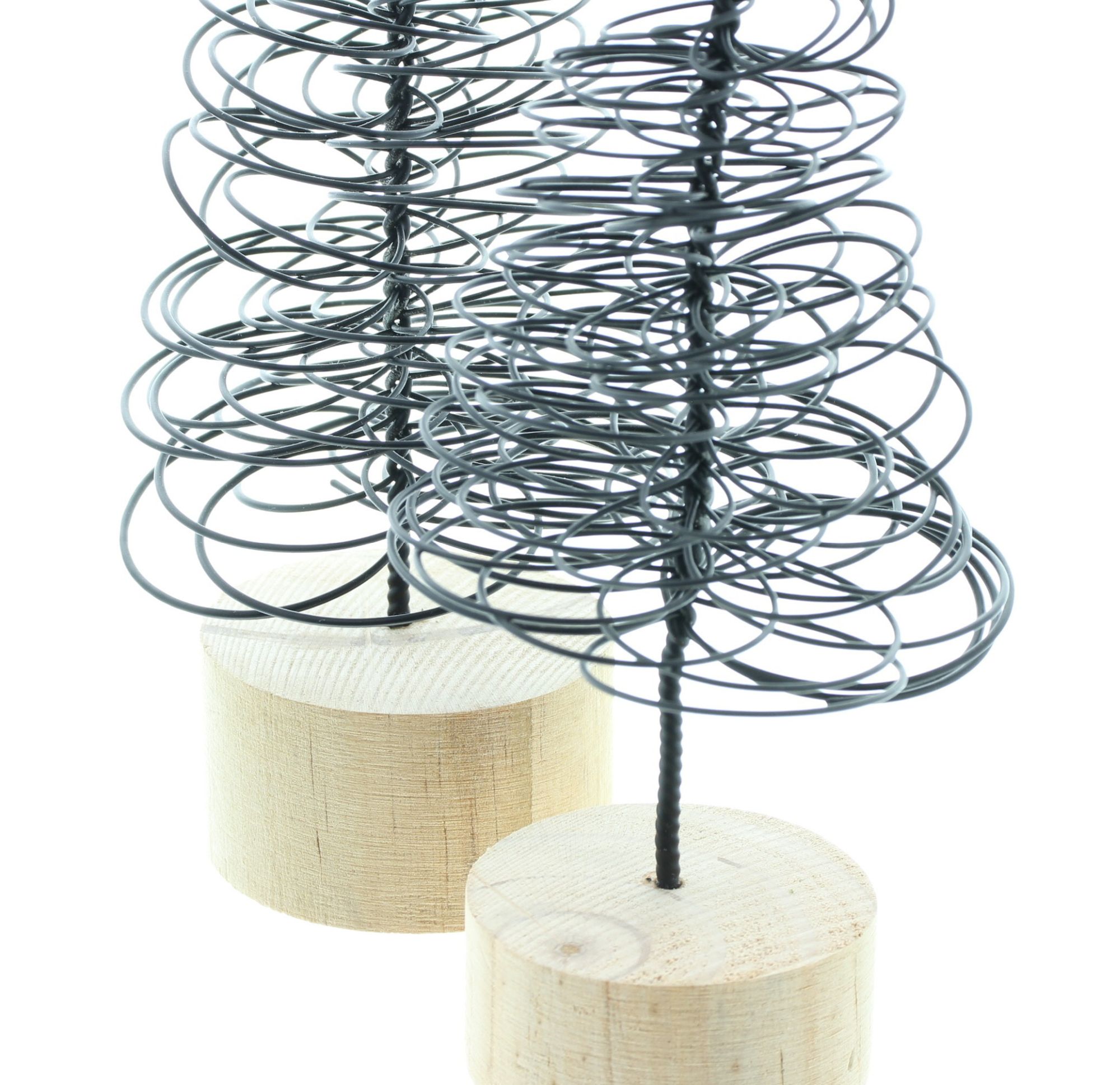 Acheter Lot de 2 décorations de Noël "Sapin en spirale"  dans la boutique en ligne de Frank Flechtwaren pour Sapins