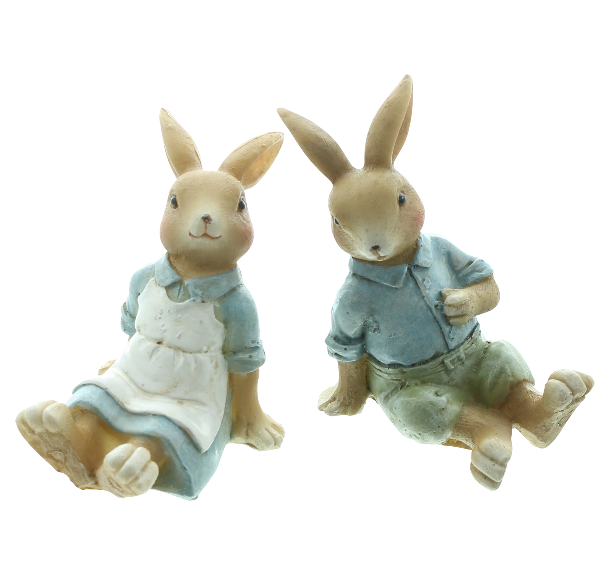 Acheter Lot de 2 lapins "Liesel &amp; Anton"  dans la boutique en ligne de Frank Flechtwaren pour Lapin &amp; co
