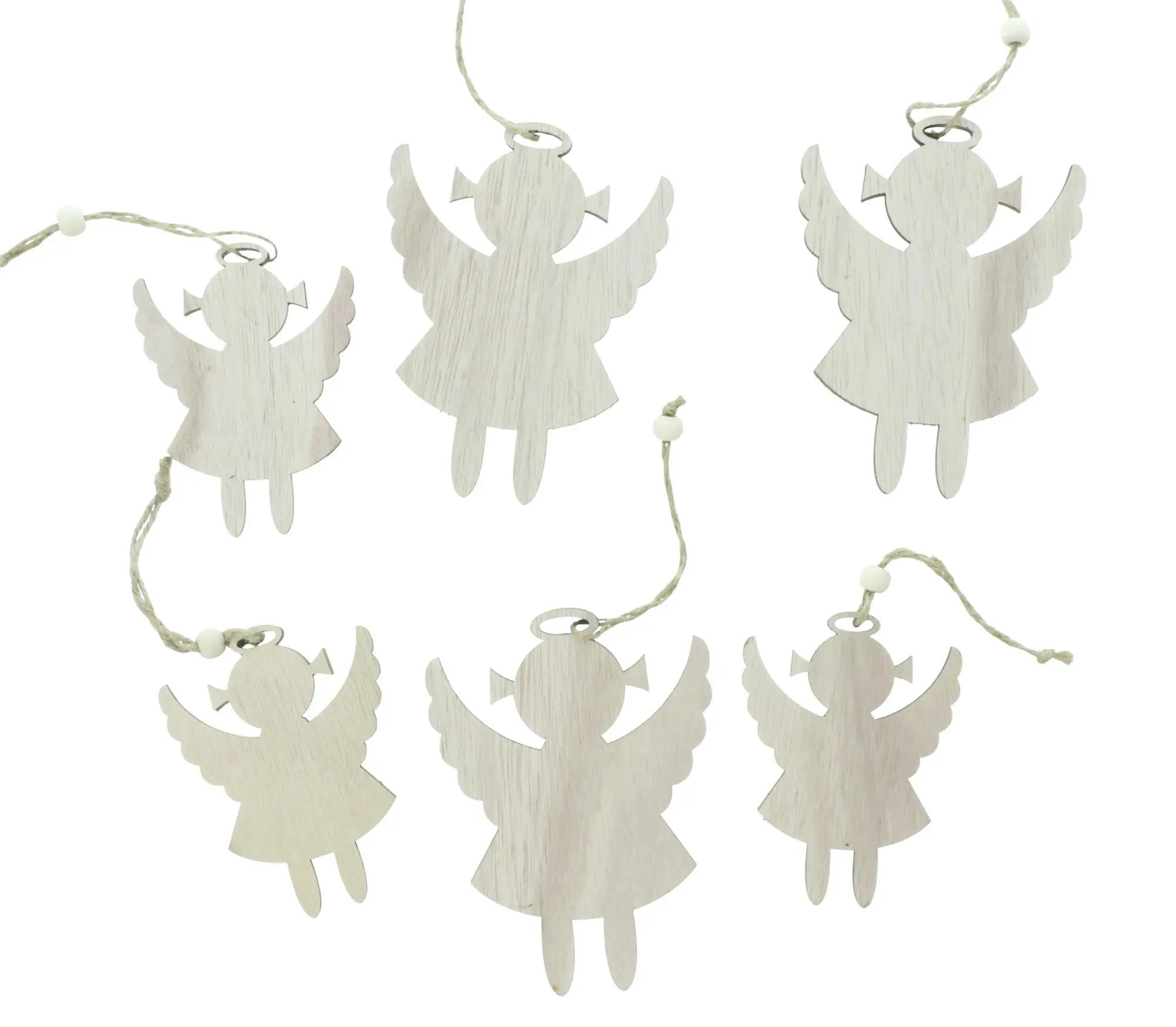 Acheter Lot de 6 suspensions "ange"  dans la boutique en ligne de Frank Flechtwaren pour Décorations pour sapins de Noël