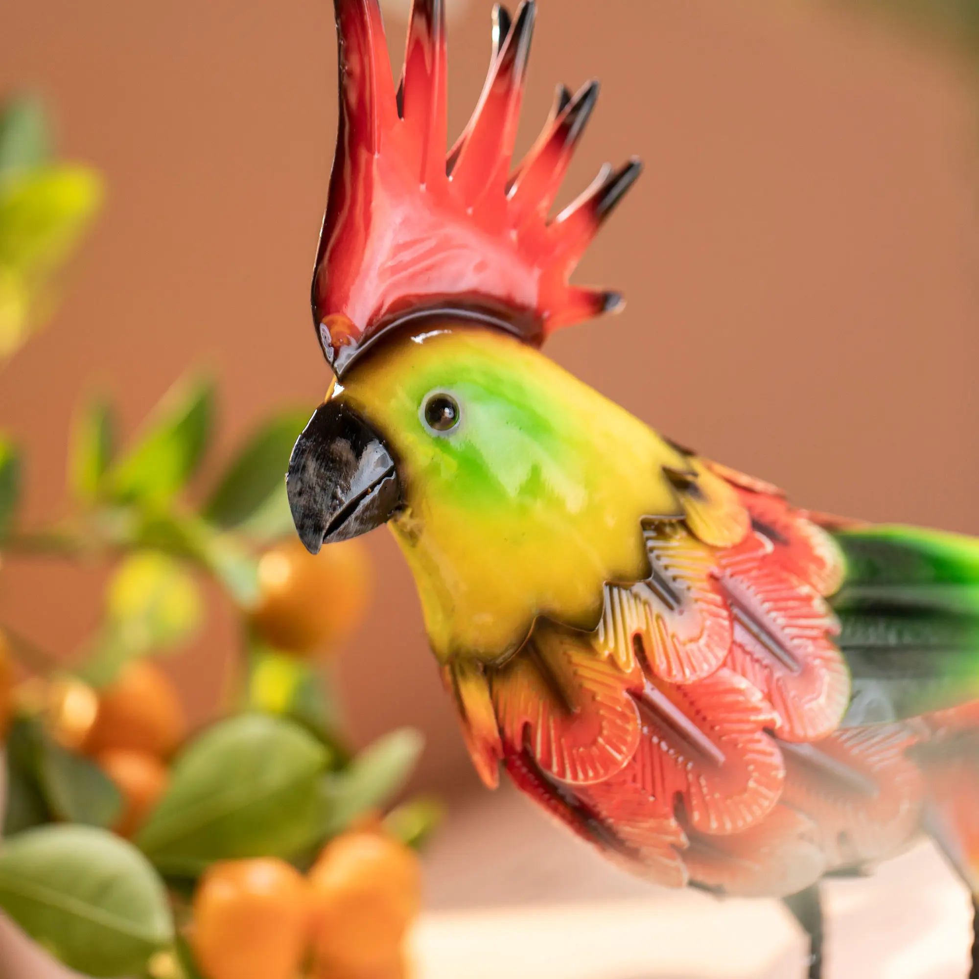 Acheter Oiseau de décoration "cacatoès"  dans la boutique en ligne de Frank Flechtwaren pour Ambiance de bar de plage