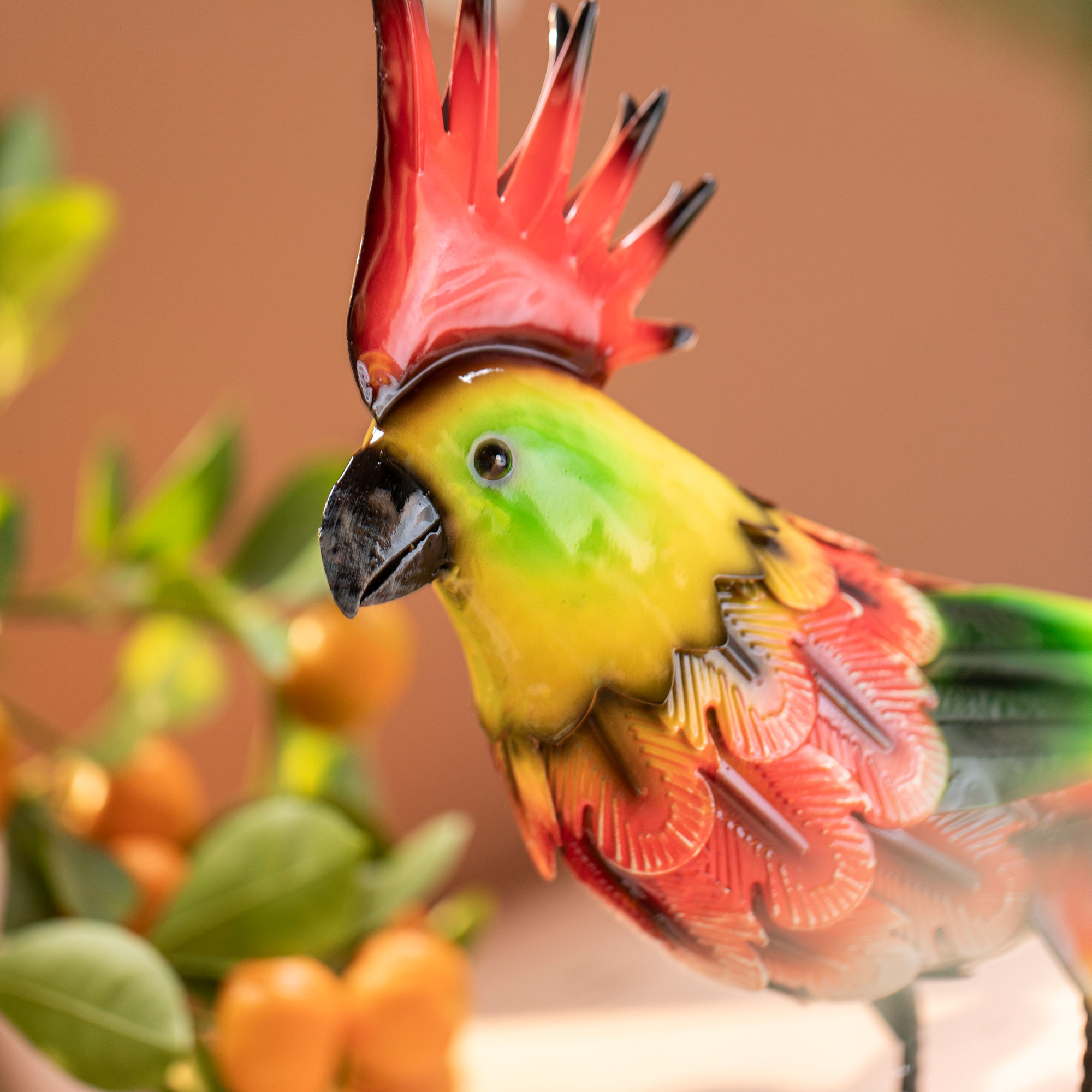 Acheter Oiseau de décoration "cacatoès"  dans la boutique en ligne de Frank Flechtwaren pour Ambiance de bar de plage
