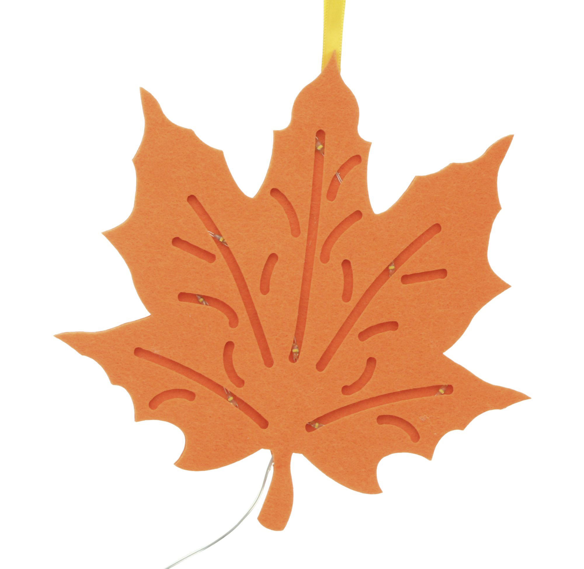 Acheter Lot de 3 suspensions LED "feuille d'érable"  dans la boutique en ligne de Frank Flechtwaren pour Série titre automne/hiver