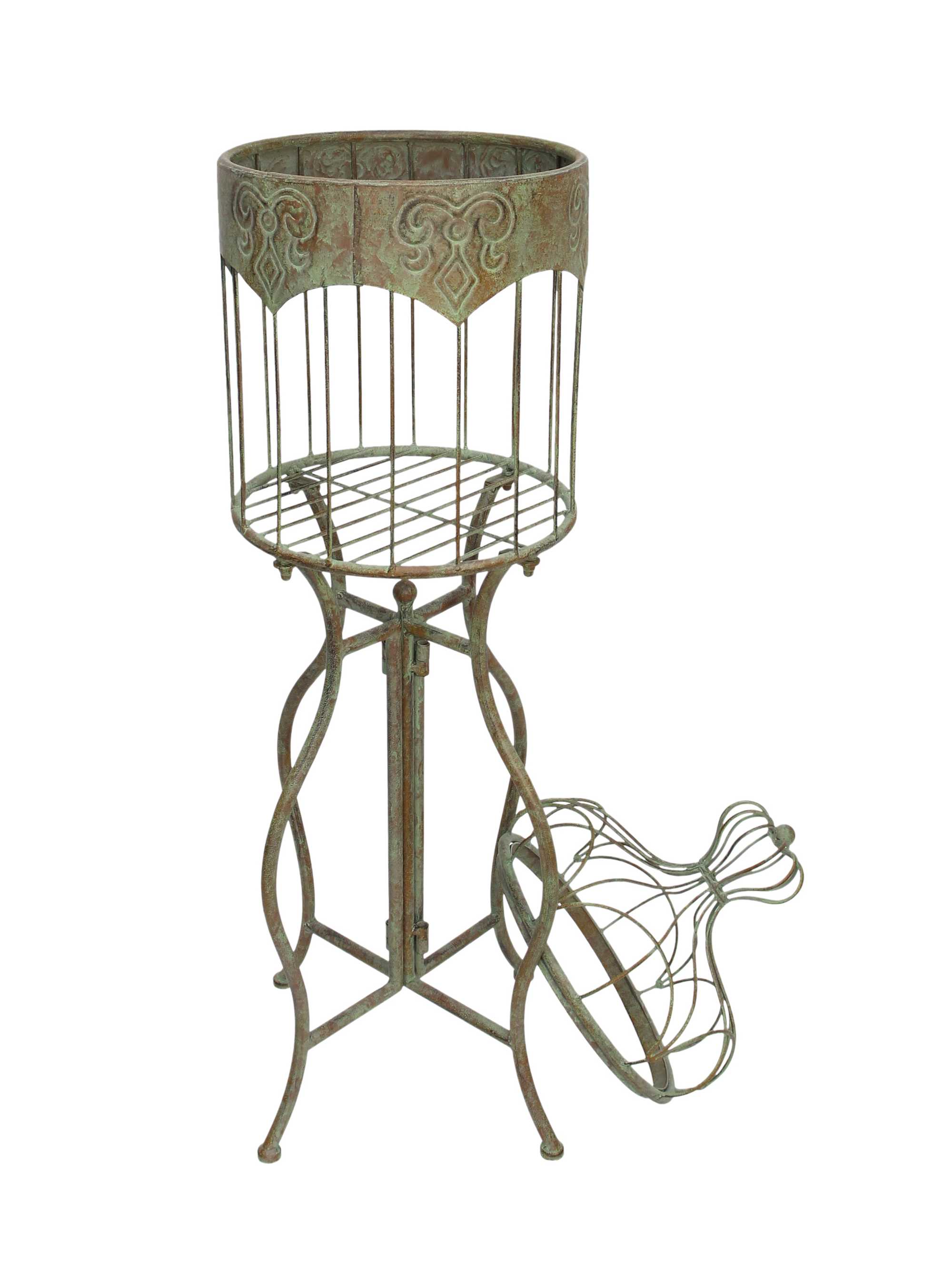 Acheter Cage décorative "maison d'oiseaux"  dans la boutique en ligne de Frank Flechtwaren pour Etagères