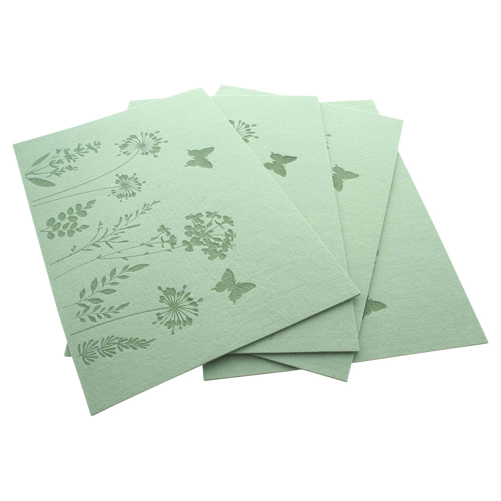 Acheter Lot de 4 sets de table "prairie fleurie"  dans la boutique en ligne de Frank Flechtwaren pour Sets de table