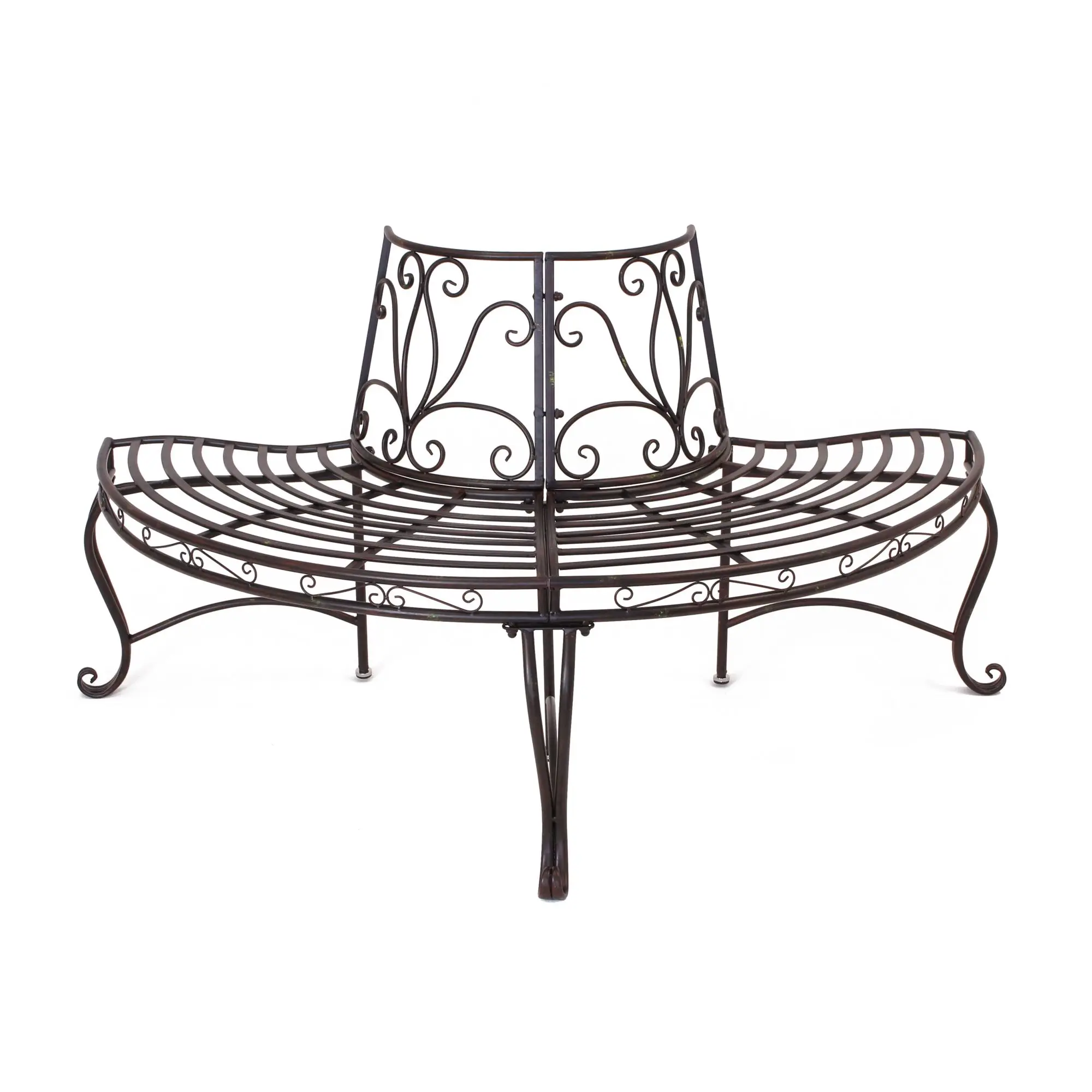 Acheter Banc en métal "demi-cercle"  dans la boutique en ligne de Frank Flechtwaren pour Bancs