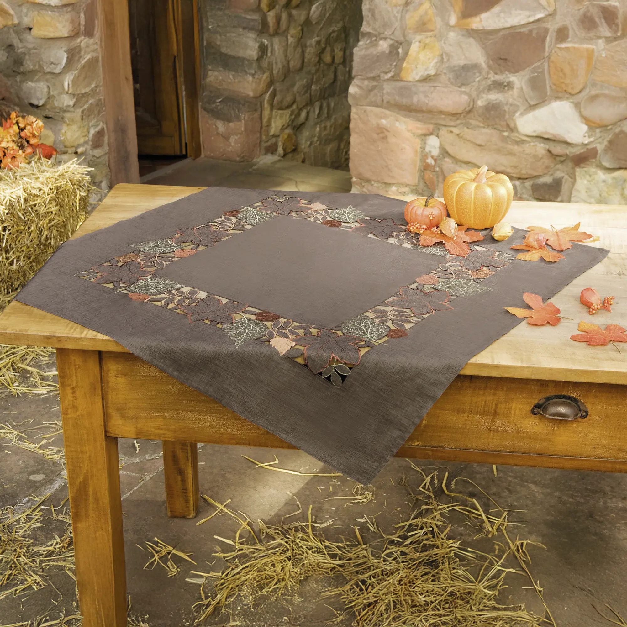 Acheter Nappe "automne", brun  dans la boutique en ligne de Frank Flechtwaren