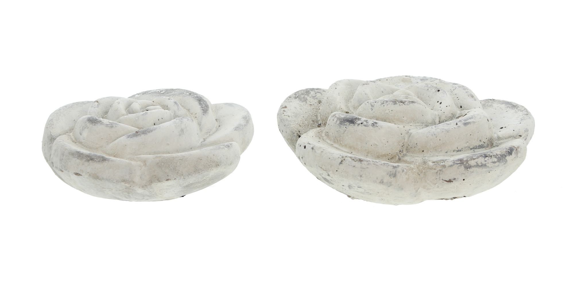 Acheter Lot de 2 fleurs en ciment "rose"  dans la boutique en ligne de Frank Flechtwaren pour Automne