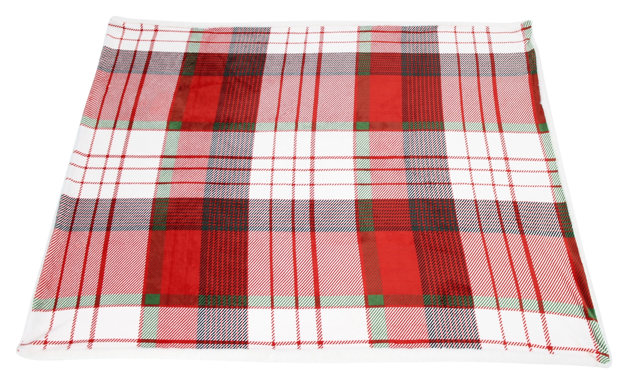 Acheter Couverture douillette "carreaux de Noël"  dans la boutique en ligne de Frank Flechtwaren pour Automne