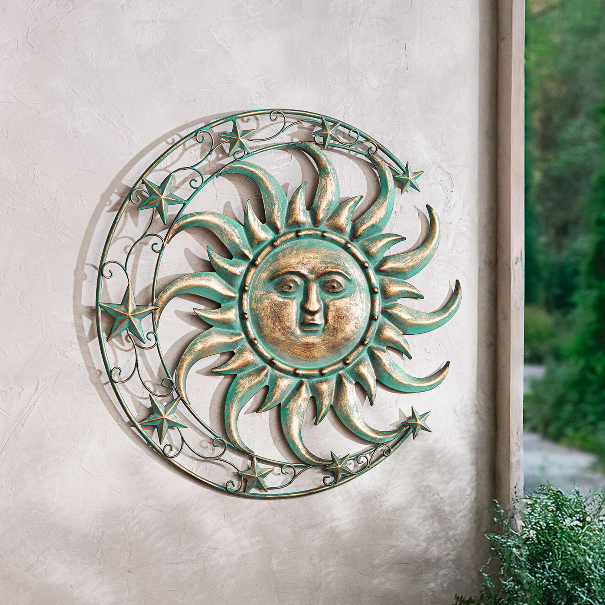 Acheter Décoration murale "soleil, lune &amp; étoile"  dans la boutique en ligne de Frank Flechtwaren